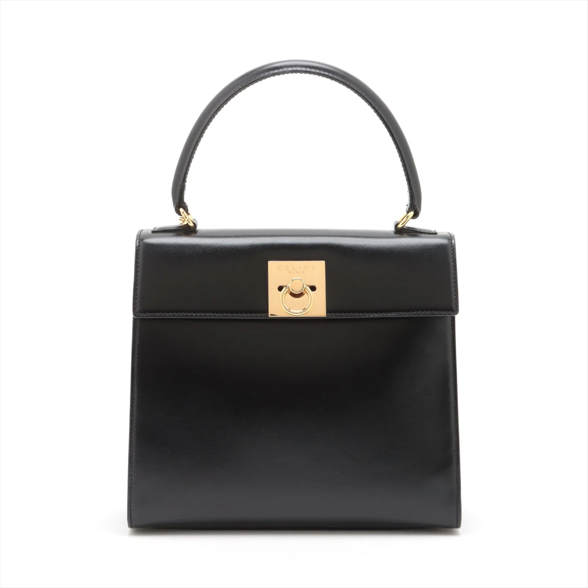 セリーヌ レザー 2way ハンドバッグ CELINE - CELINE 2WAY ハンドバッグ レザー レディースの通販 by