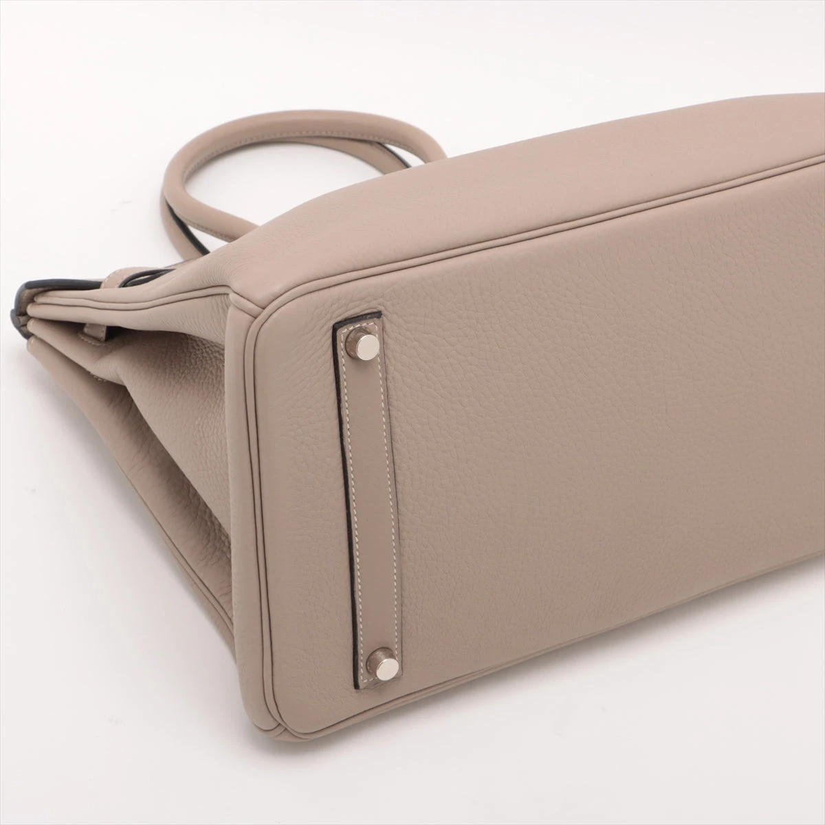 エルメス バーキン35 トゴ トゥルティエールグレー シルバー金具 □G 