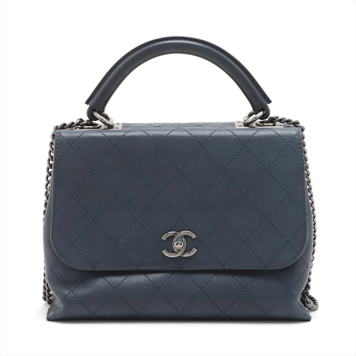 シャネル マトラッセ レザー ハンドバッグ CHANEL シャネル マトラッセ ココハンドル24 XS レザー 2WAY