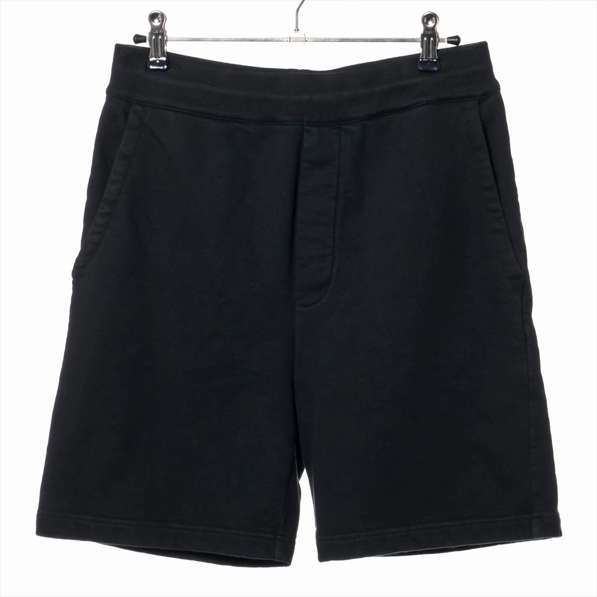 プラダ 22年 コットン ショートパンツ S メンズ ブラック UJP212