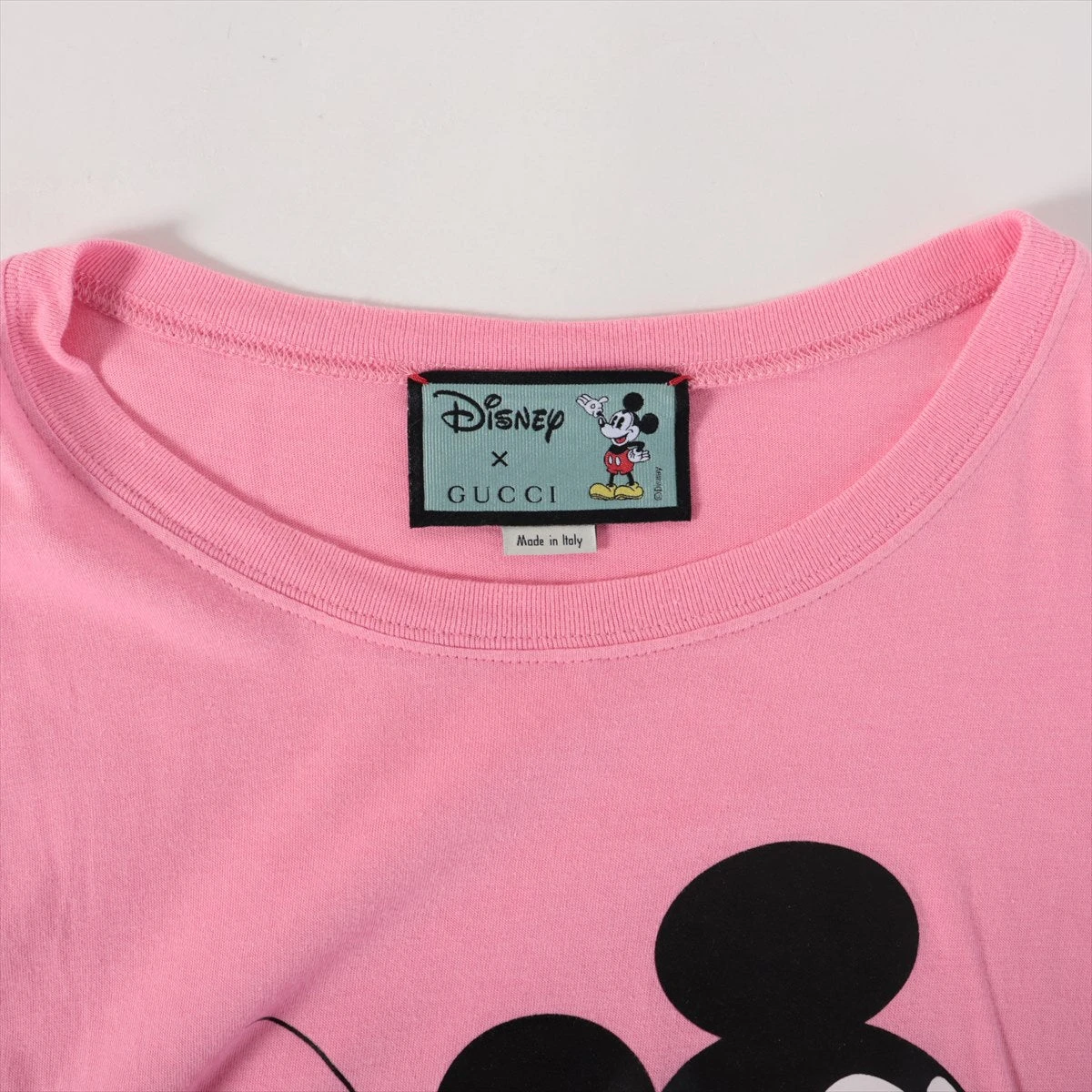 グッチ×ディズニー コットン Tシャツ XS メンズ ピンク 492347