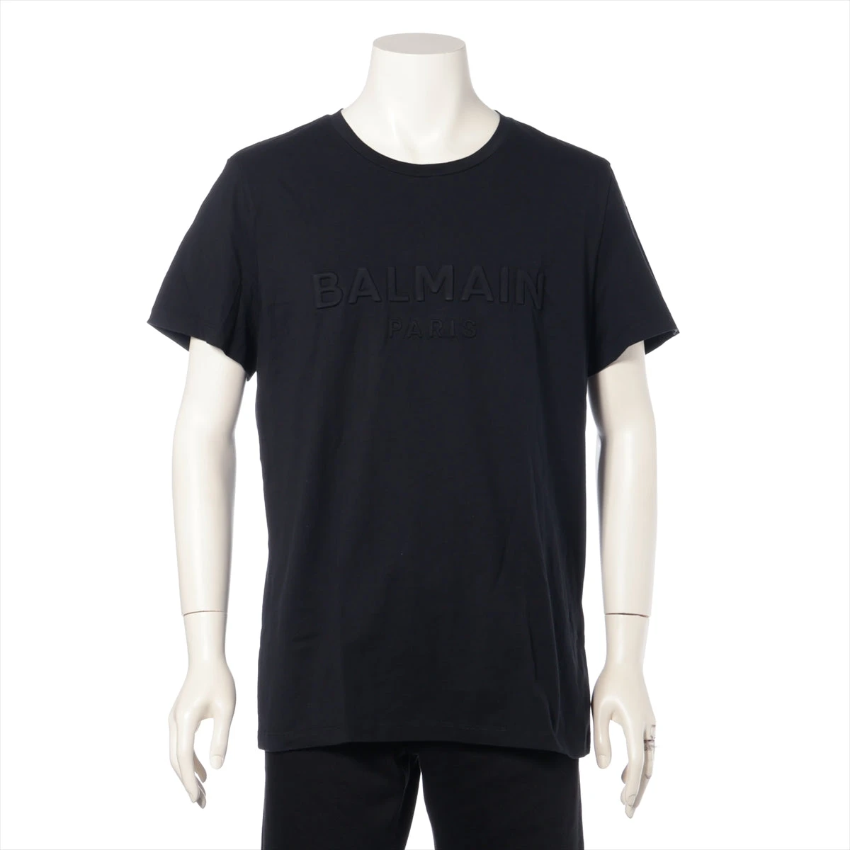 バルマン メンズ Tシャツ ブラック BALMAIN（バルマン）PRINTED T-SHIRT (プリンテッド Tシャツ