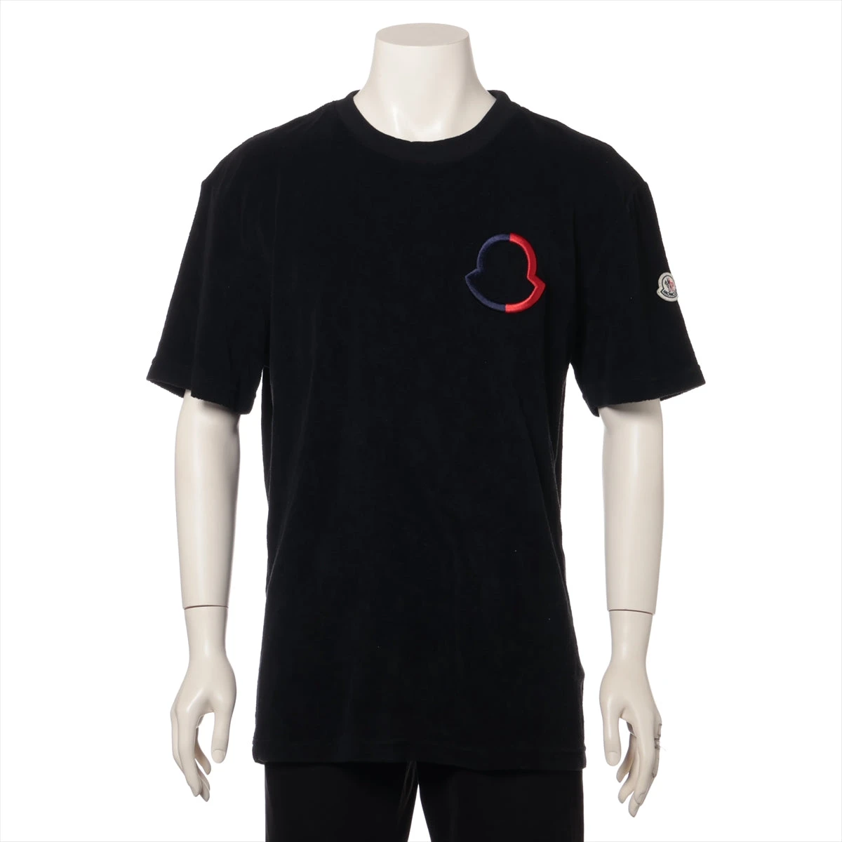 モンクレール 22年 コットン Tシャツ L メンズ ブラック I10918C00003 
