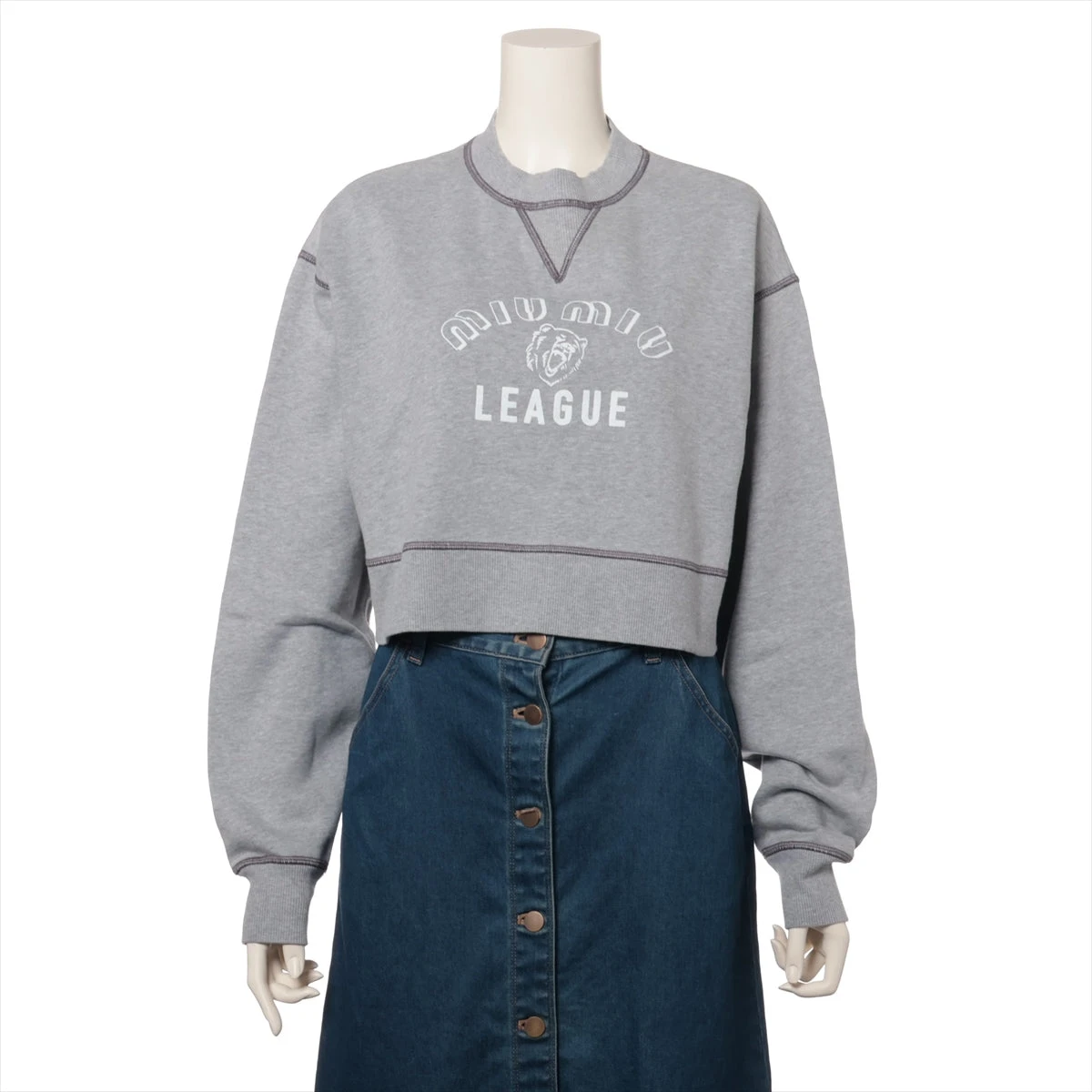 Myuページ ミュウミュウ スウェット/パーカー ALLU online store｜グレー