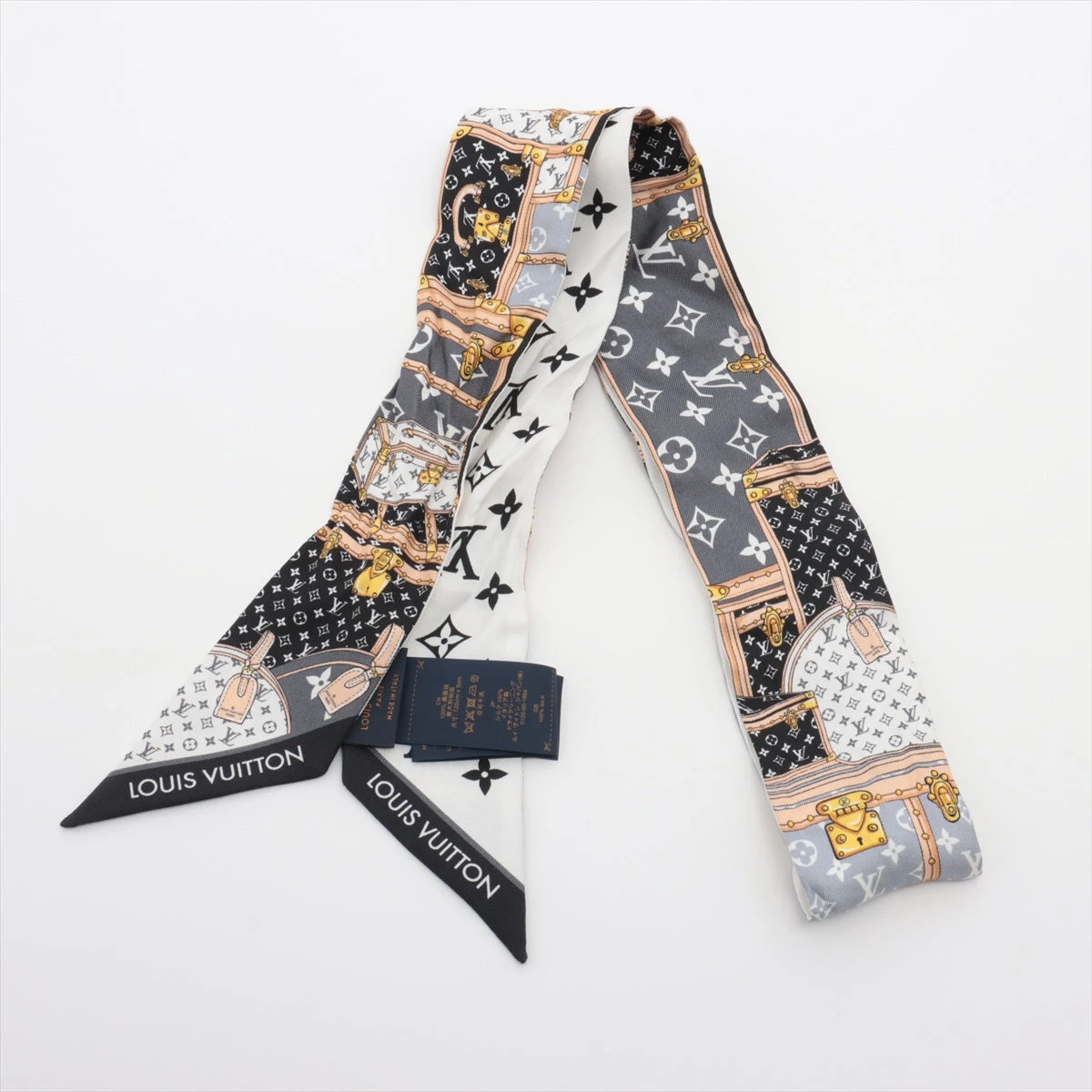 LOUIS VUITTON ルイヴィトン バンドーレッツゴースカーフ シルク  