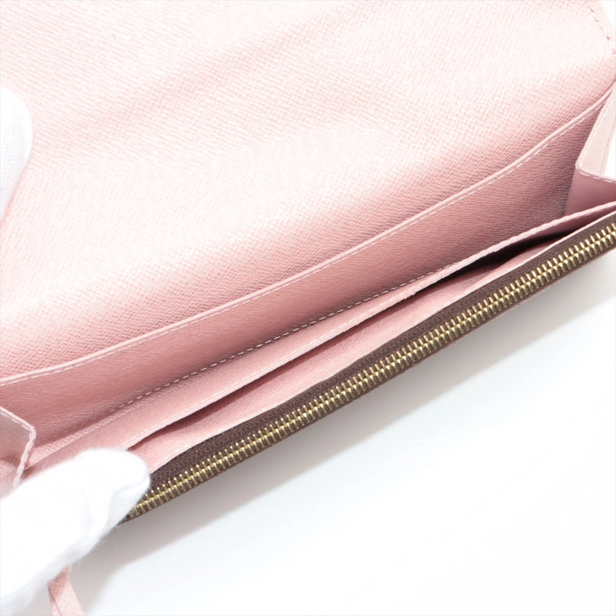 ヴィトン ダミエ ポルトフォイユカイサ N61227 ローズバレリーヌ 財布