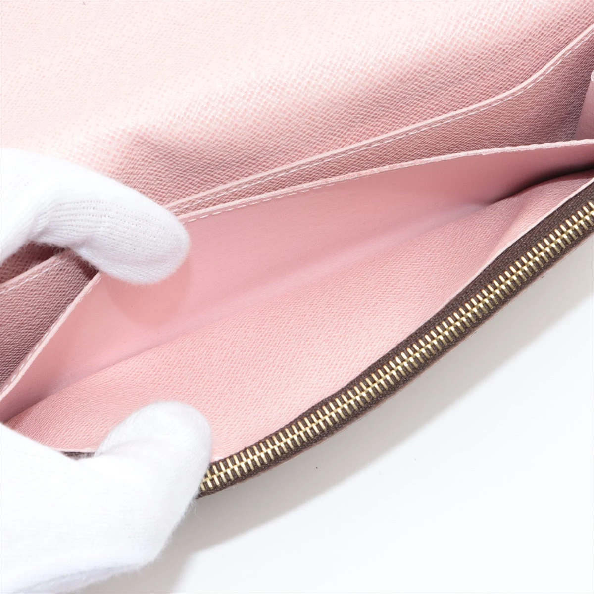 ヴィトン ダミエ ポルトフォイユカイサ N61227 ローズバレリーヌ 財布