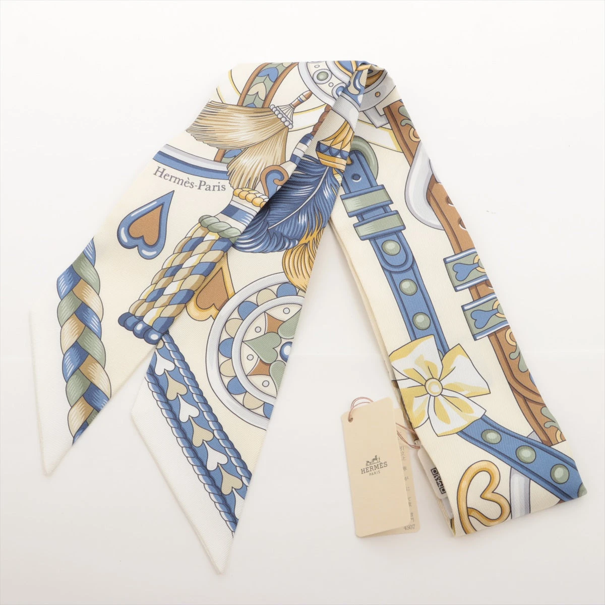在庫有【HERMES】ツイリー アルネドゥクール エルメス ツイリー アルネドゥクール HARNAIS DE COEUR レッド