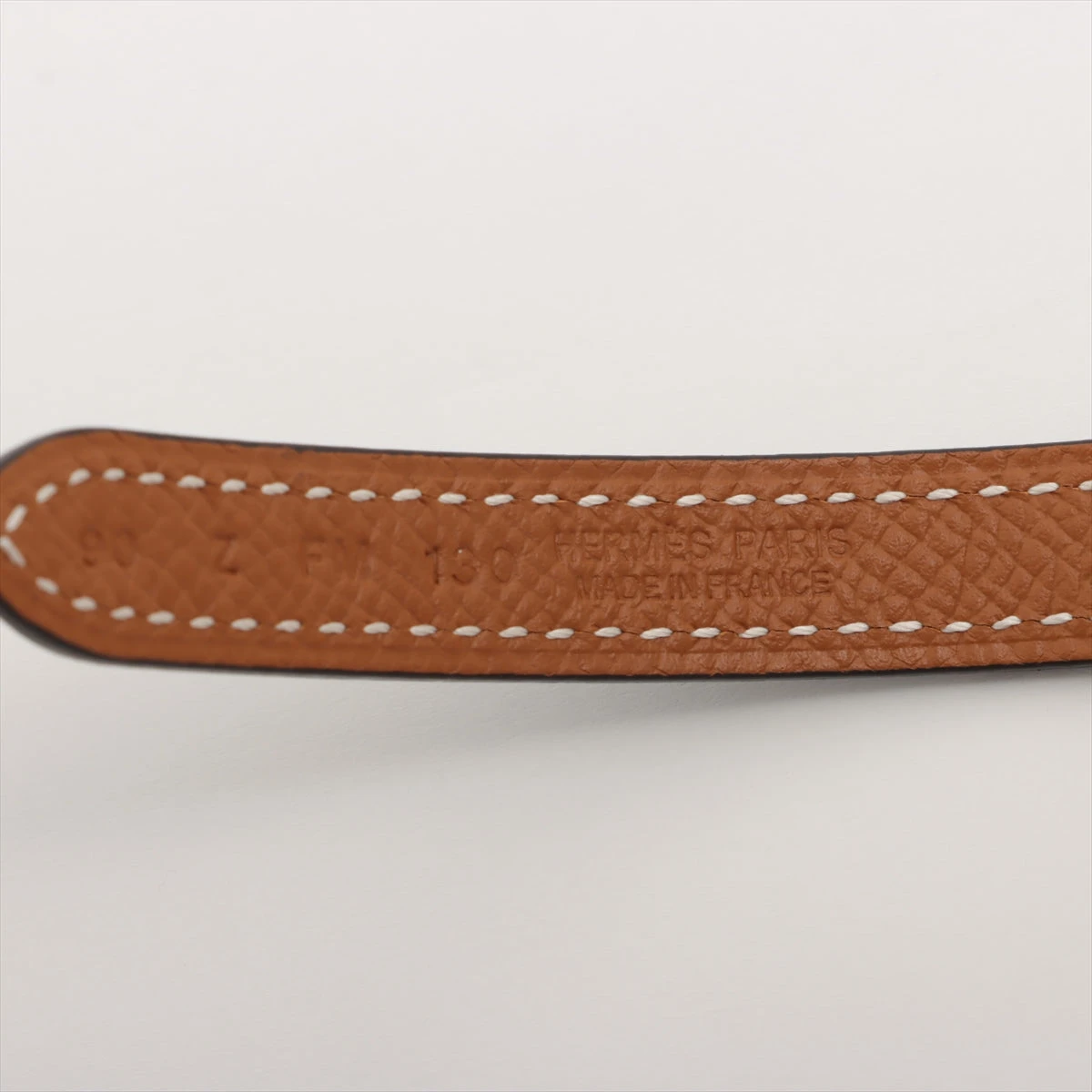 エルメス カルーゼル Z:2021 ベルト 90 GP×革 ブラック×ブラウン