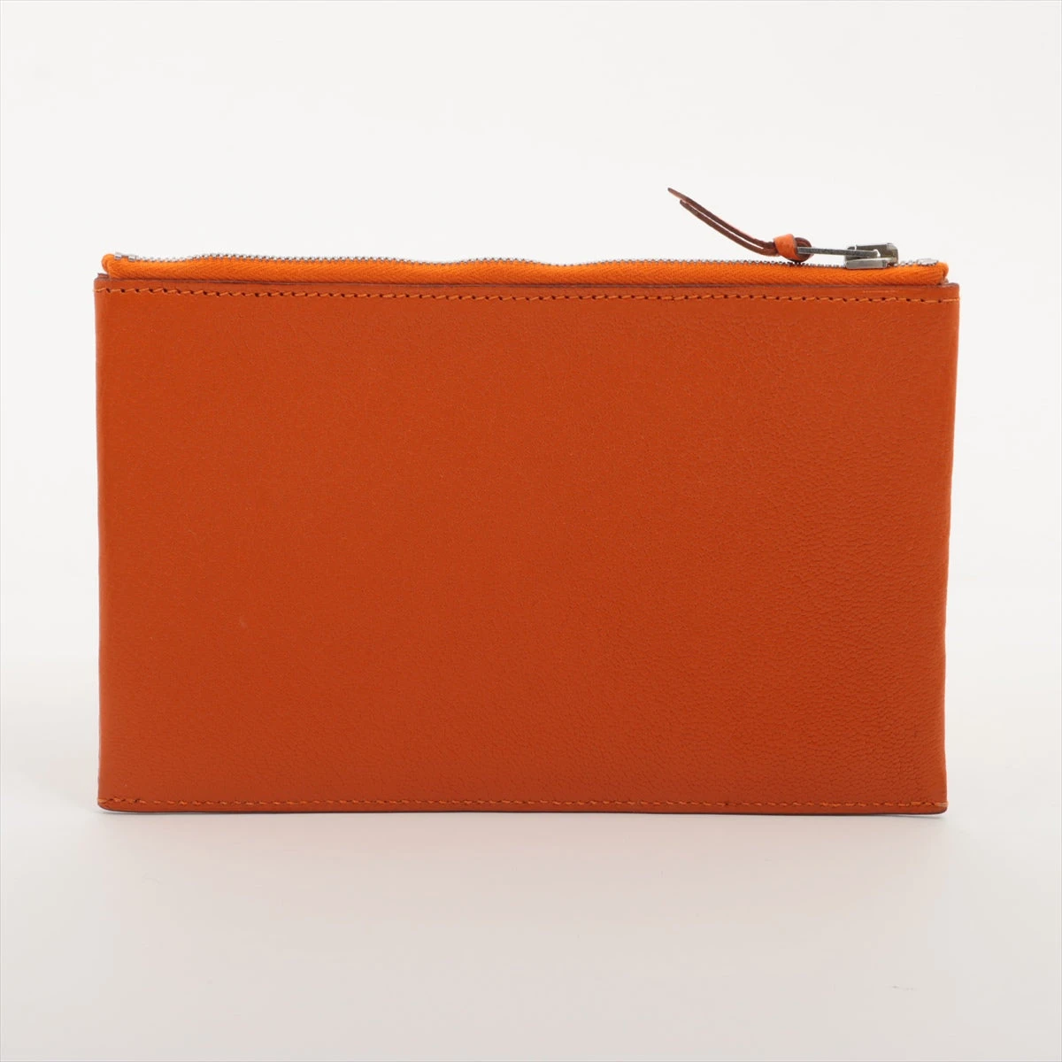 エルメス クラリス ケース レザー オレンジ 小銭入れ N刻印