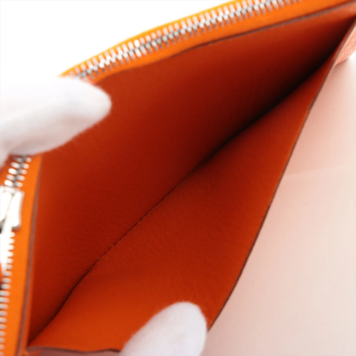 エルメス　クラリスGM HERMES - HERMES エルメス クラリス GM レザーポーチ カード
