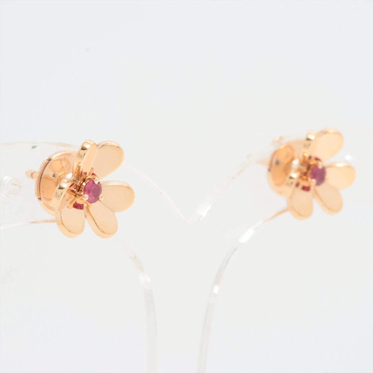 ヴァンクリーフ&アーペル フリヴォル ミニ ルビー ピアス 750(PG) 3.3g