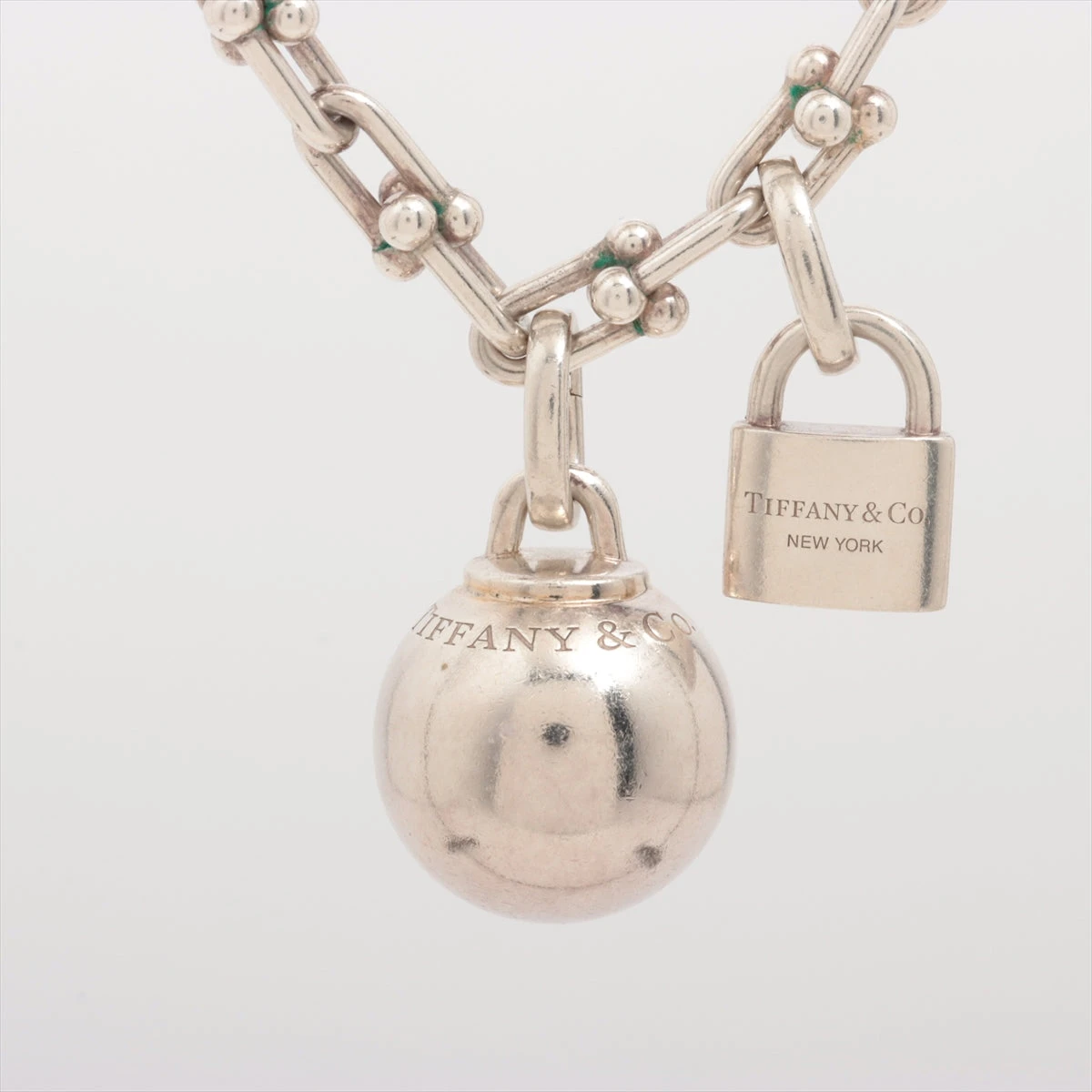 ティファニー ハードウェア ラップ リンク チョーカー 925 45.7g