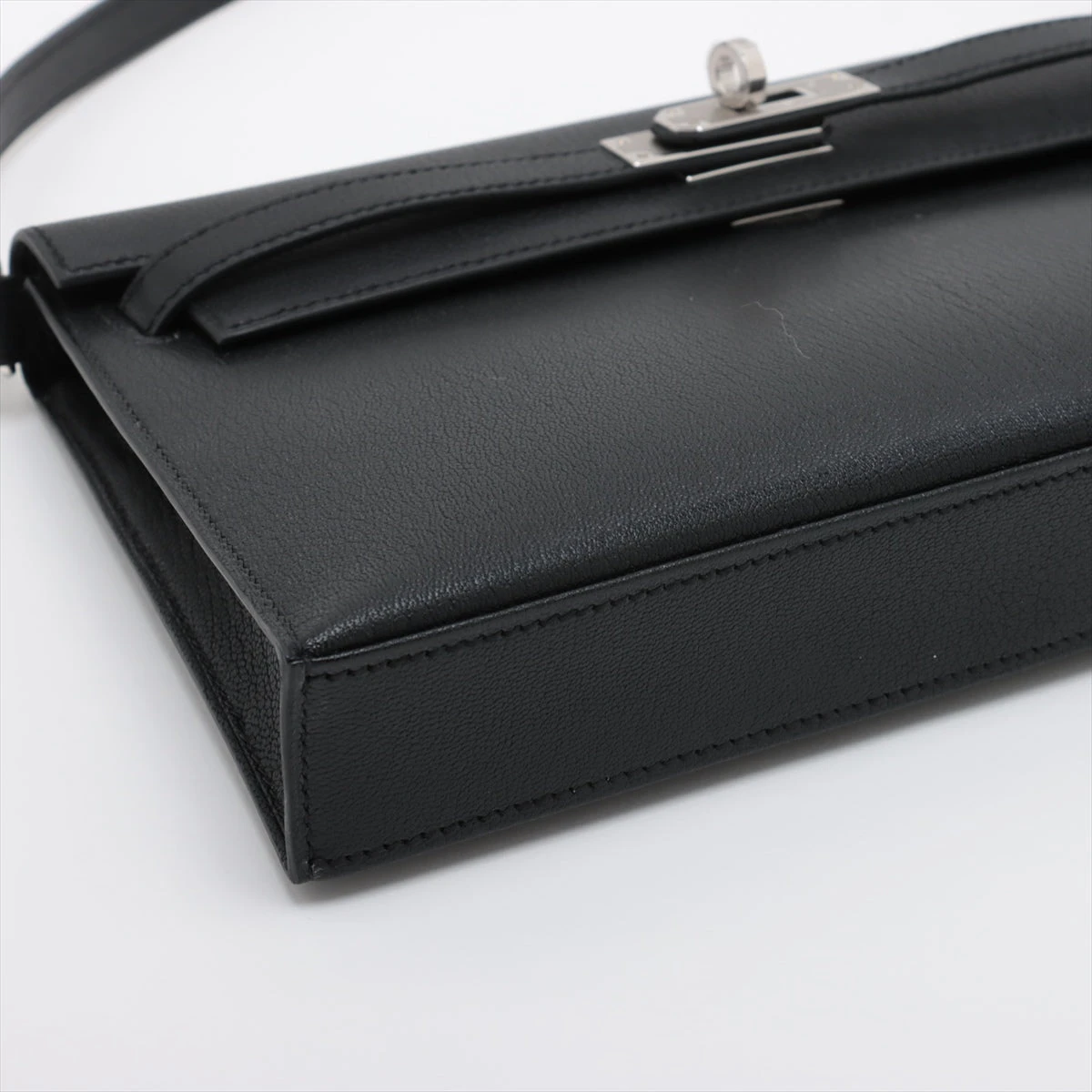 HERMES／エルメス ケリー35 シェーブル ブラック □I刻印 ショルダー 
