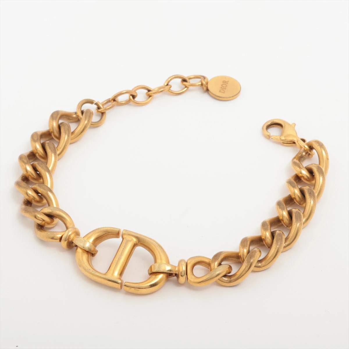 Dior ゴールド ブレスレット Christian Dior ブレスレットネイビーCD NavyゴールドFANCY