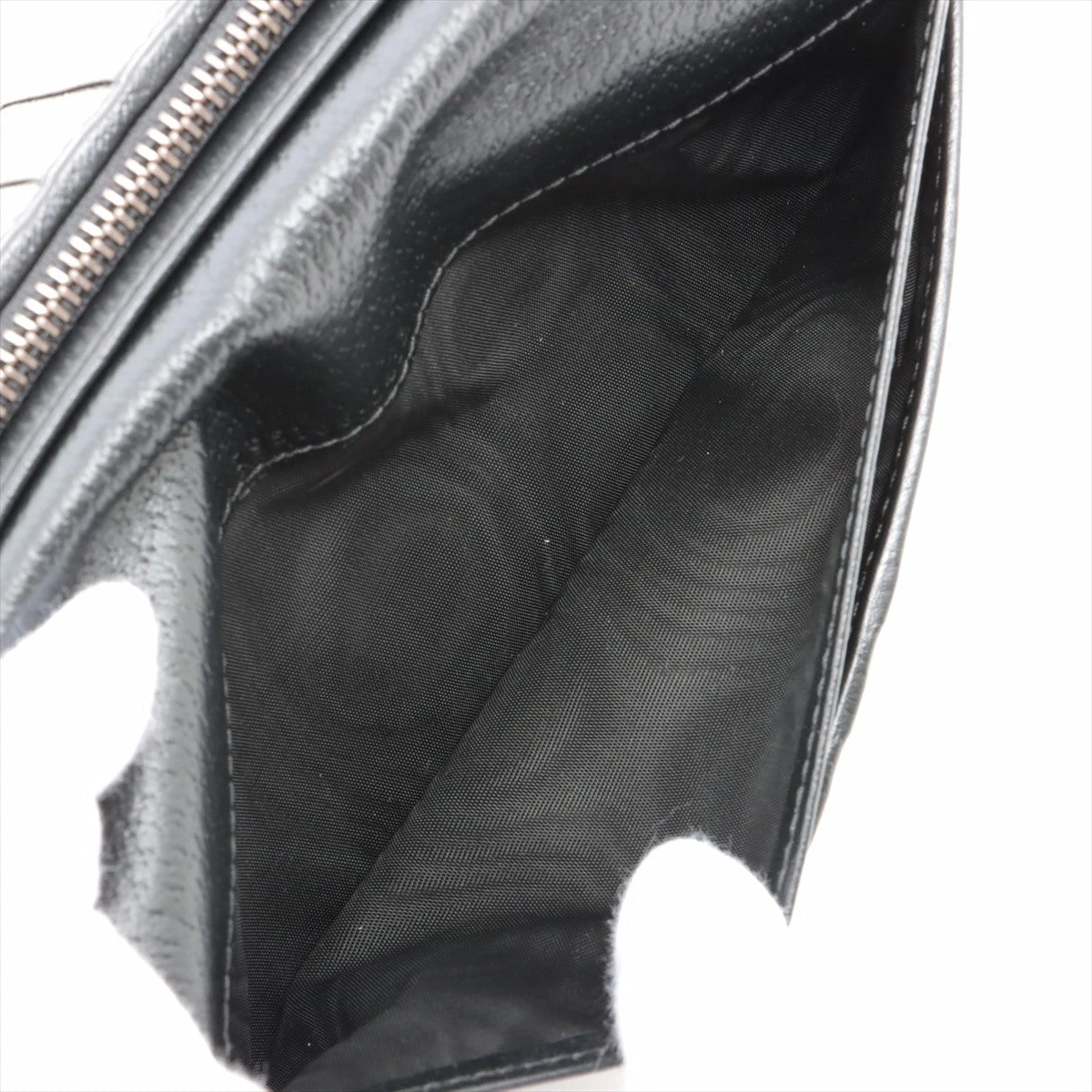 グッチ ダブルG ロングウォレット レザー 長財布 ブラック
