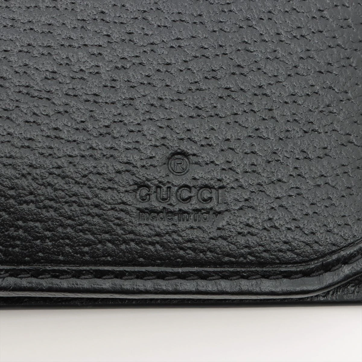 グッチ ダブルG ロングウォレット レザー 長財布 ブラック