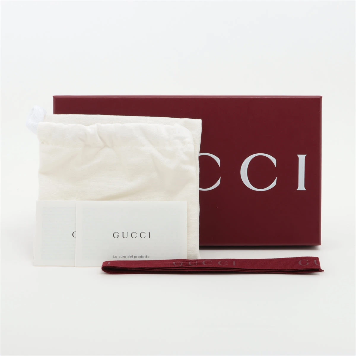グッチ ダブルG ロングウォレット レザー 長財布 ブラック