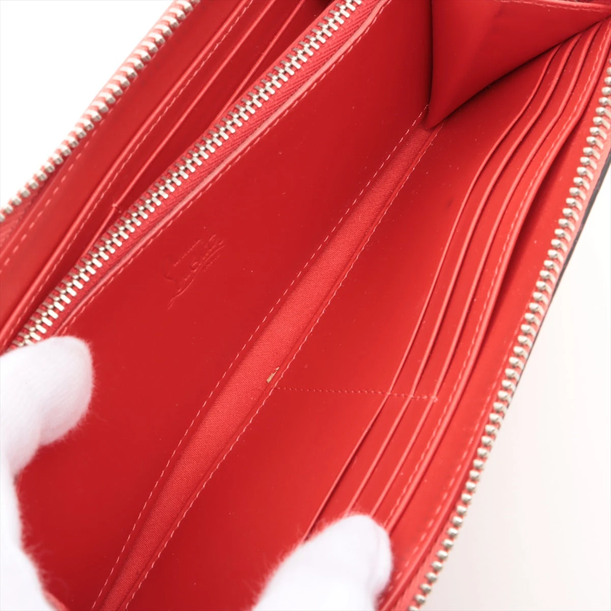 クリスチャンルブタン スパイクスタッズ パネトーネ レザー