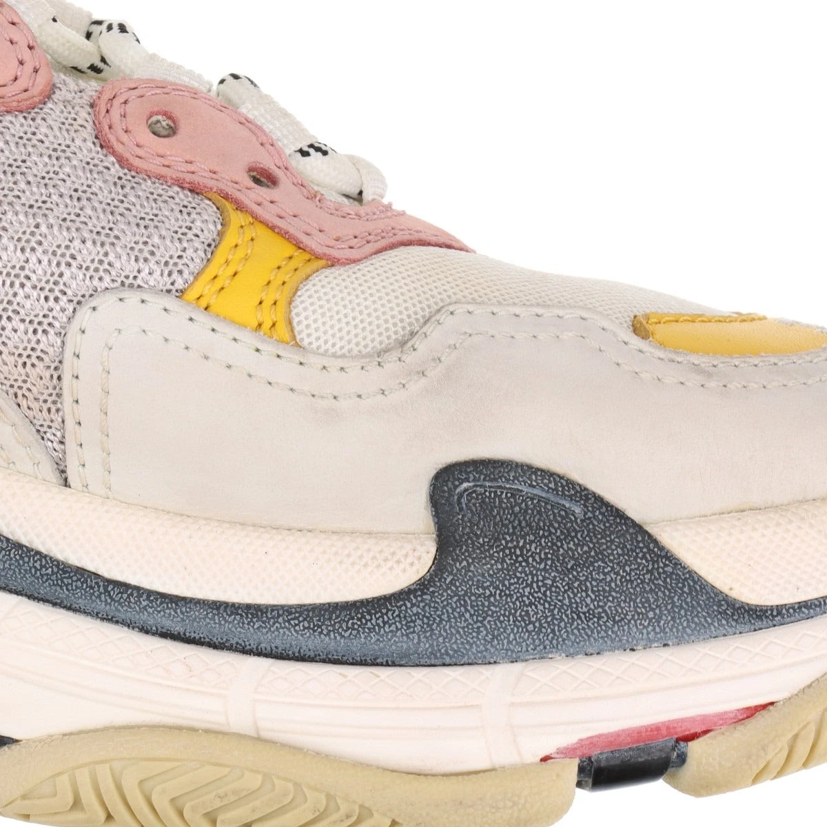 美品　ラフレシア　004/087 バレンシアガ トリプルS メッシュ×レザー スニーカー 38