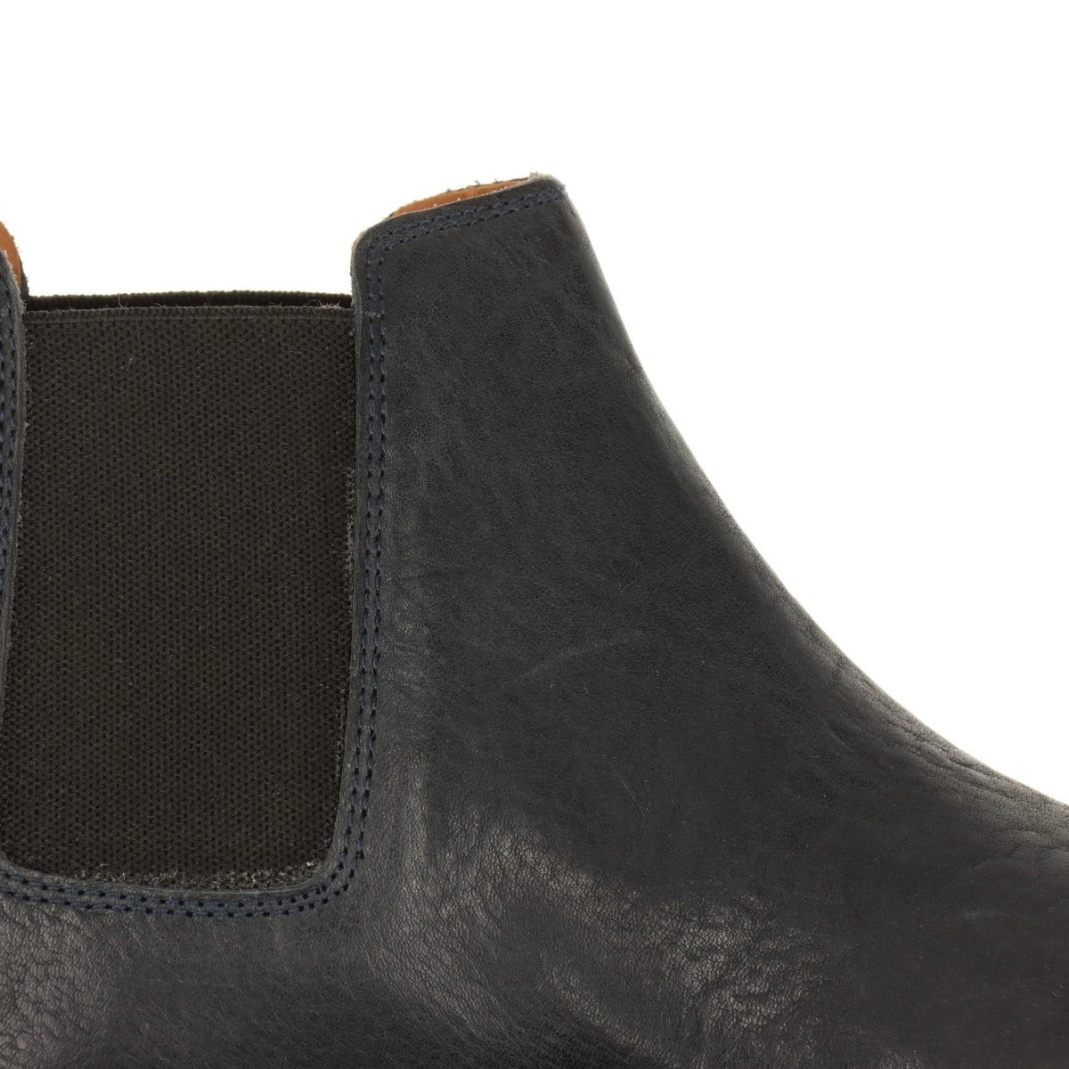 FEIT ブラックレザーサイドゴアブーツ FEIT×45R レザー サイドゴアブーツ 41 メンズ ネイビー A3075933｜中古