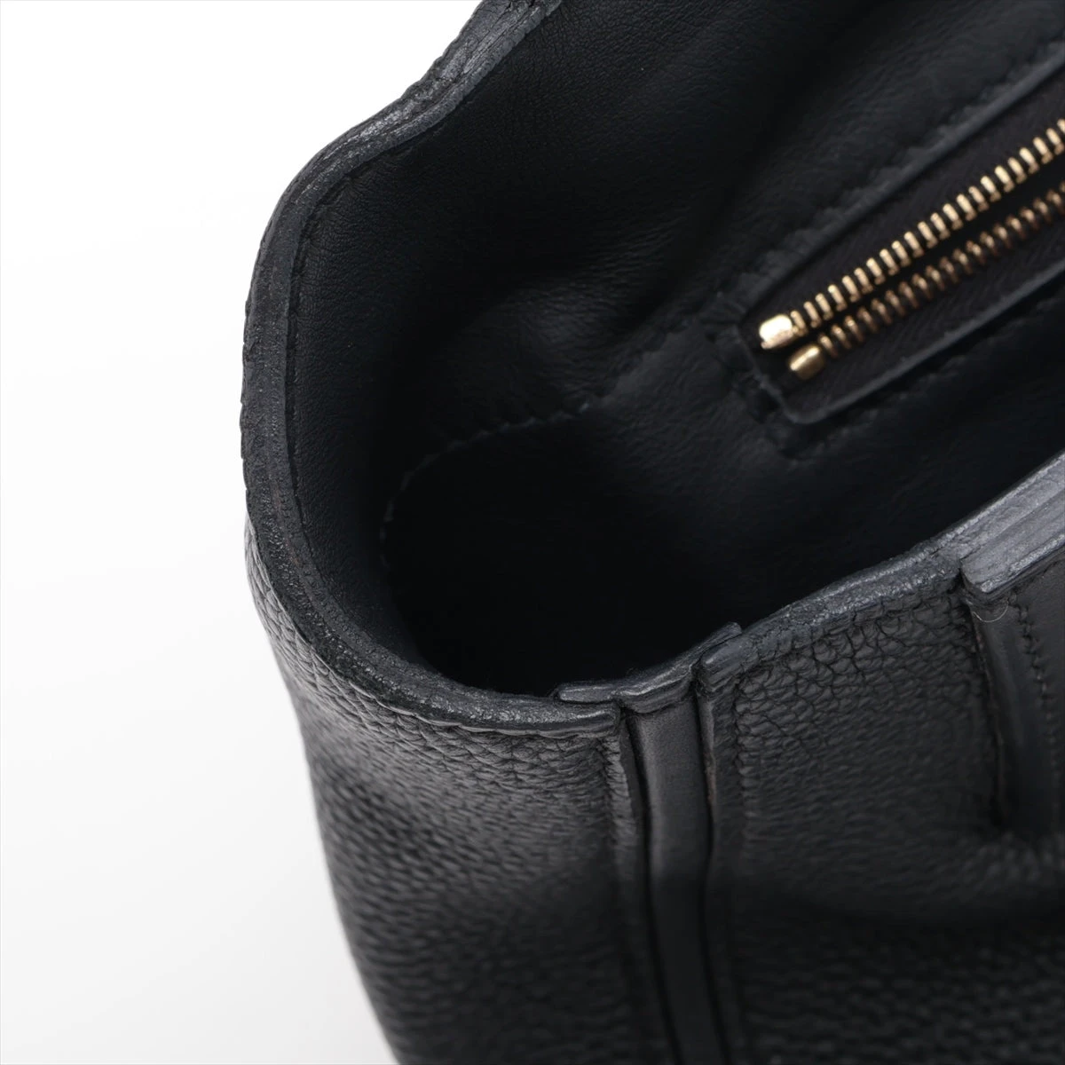 エルメス サック ヴァンキャトル29 トゴ ブラック ゴールド金具