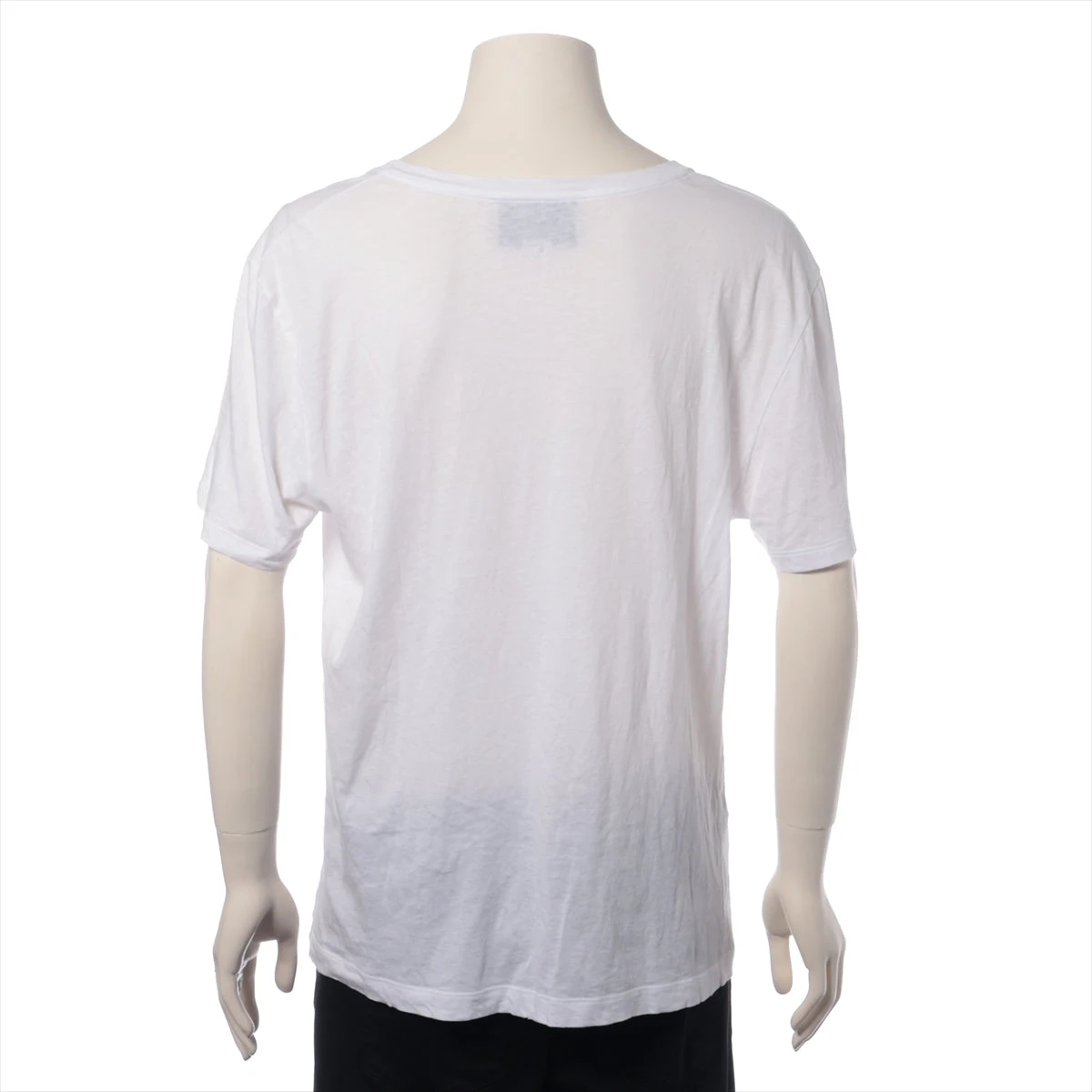 グッチ コットン Tシャツ M メンズ ホワイト 440103 ヴィンテージ加工 