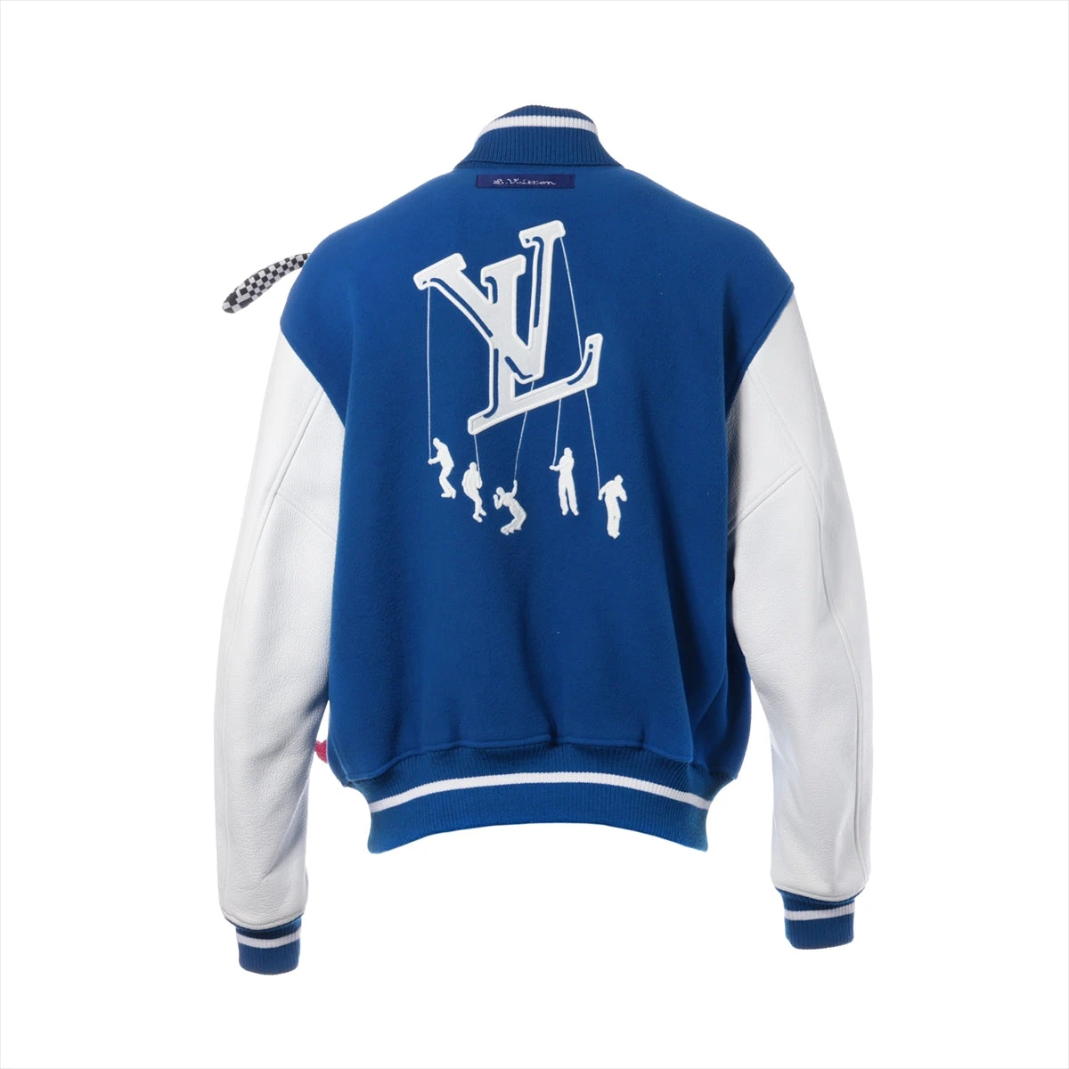 ヴィトン LVロゴ ウール ブルゾン 50 メンズ ブルー HKL80EMJY