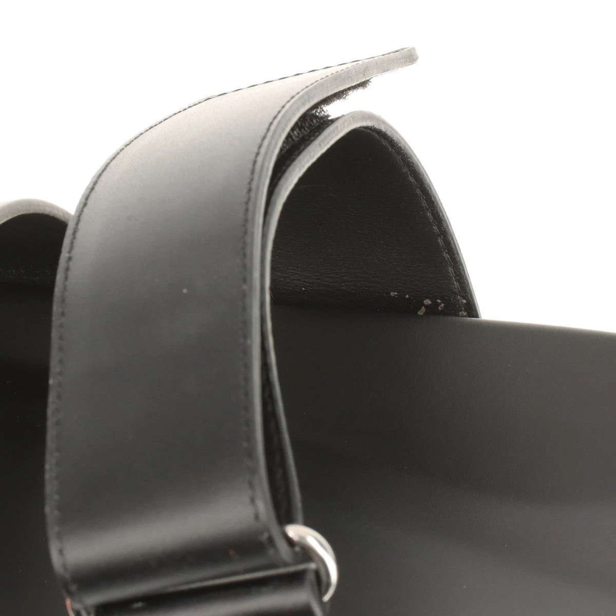 エルメス　シプレ　黒　42 HERMES エルメス シプレ サンダル メンズ42 ブラック カーフ