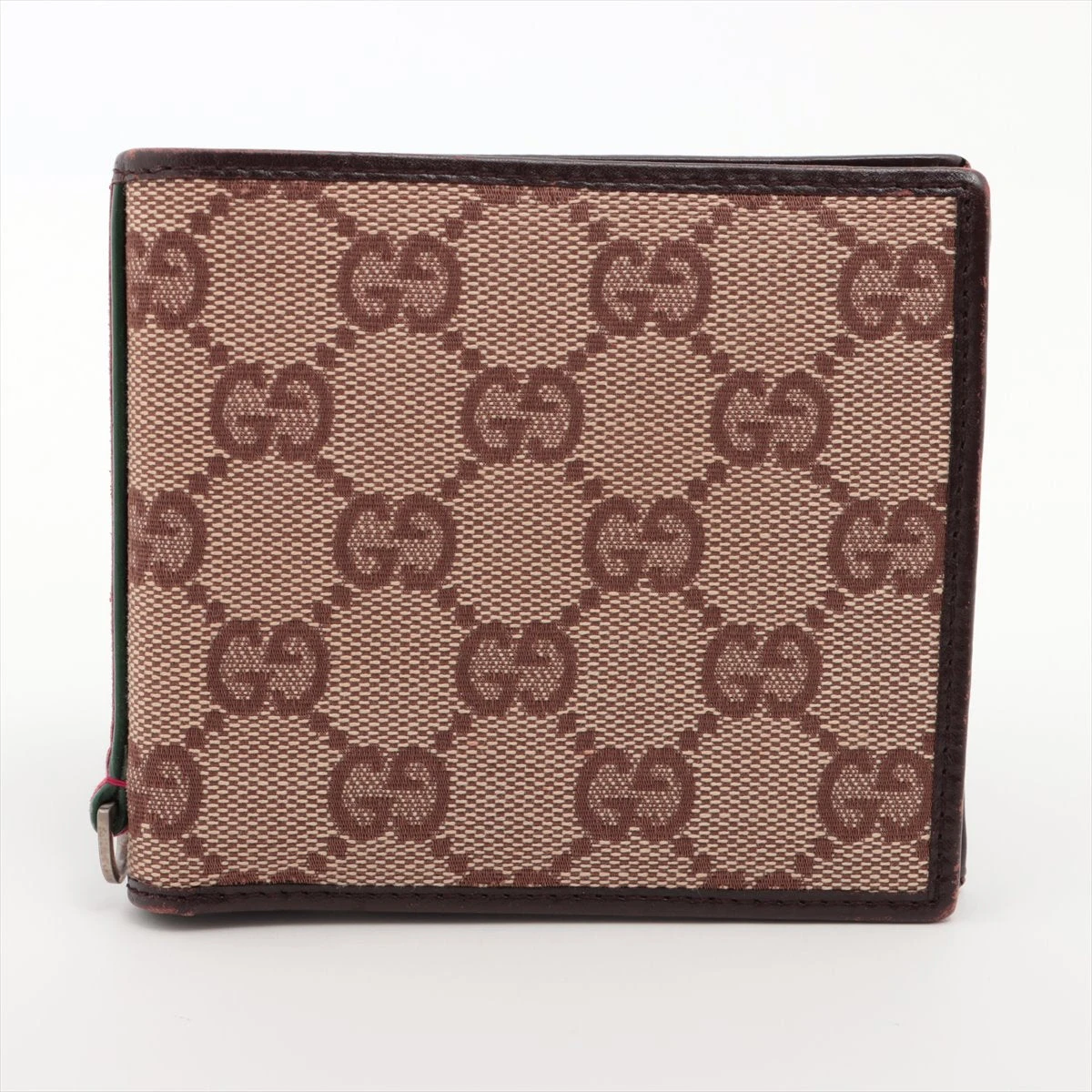 グッチ GGキャンバス 二つ折り財布 レザー キャンバス ブラウン GUCCI グッチ GGキャンバス 二つ折り財布 154117 ベージュ