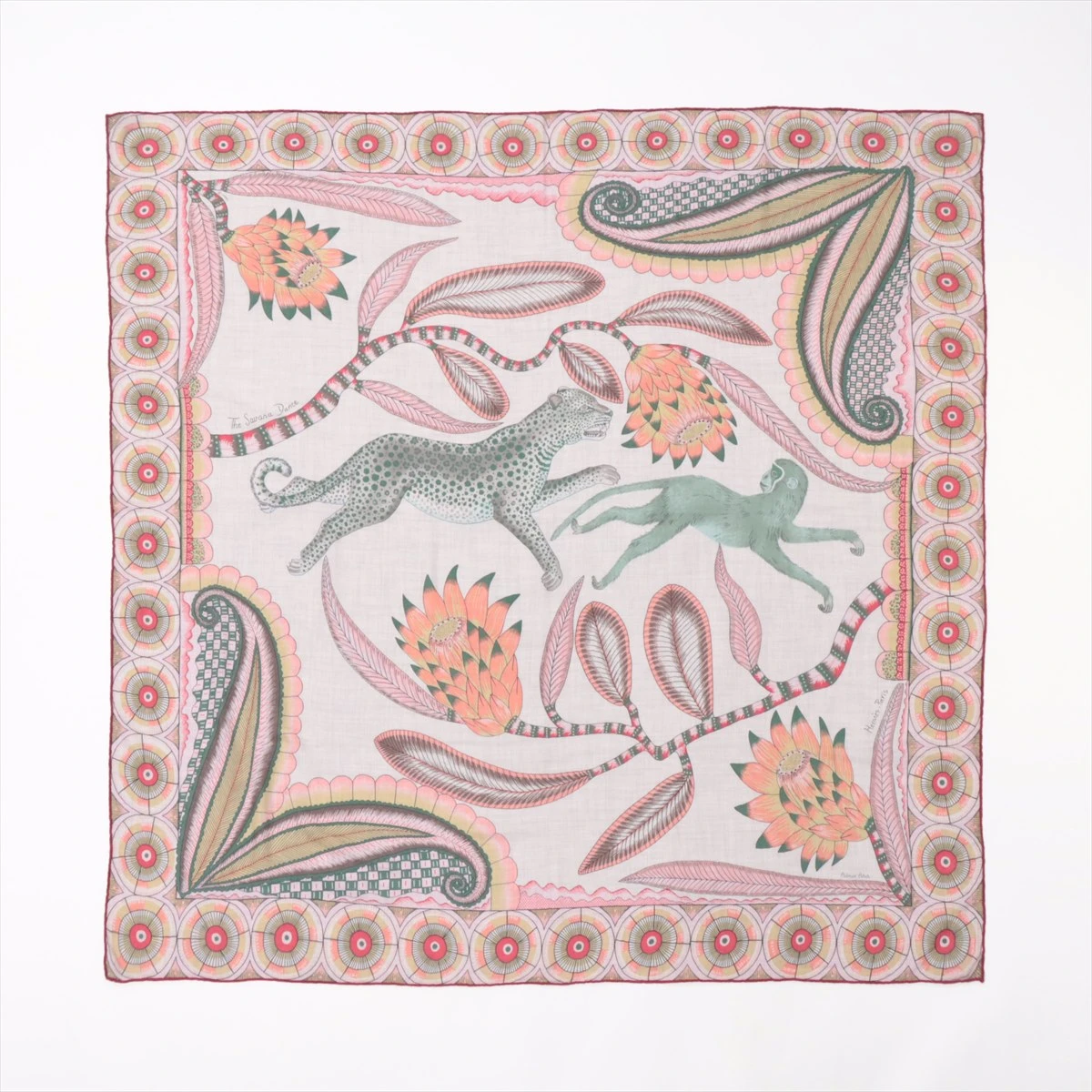 エルメス カレジェアン THE SAVANA DANCE サバンナのダンス スカーフ