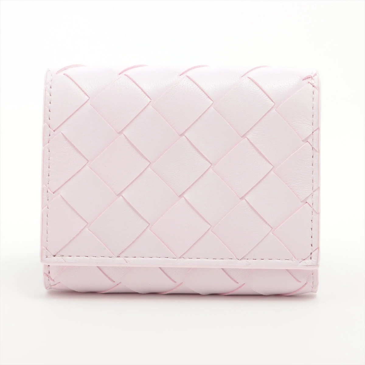 ボッテガヴェネタ イントレチャート レザー コンパクトウォレット  