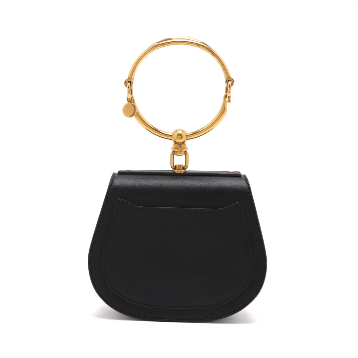 クロエ ナイル レザー 2WAYショルダーバッグ ブラック AP085947｜中古  