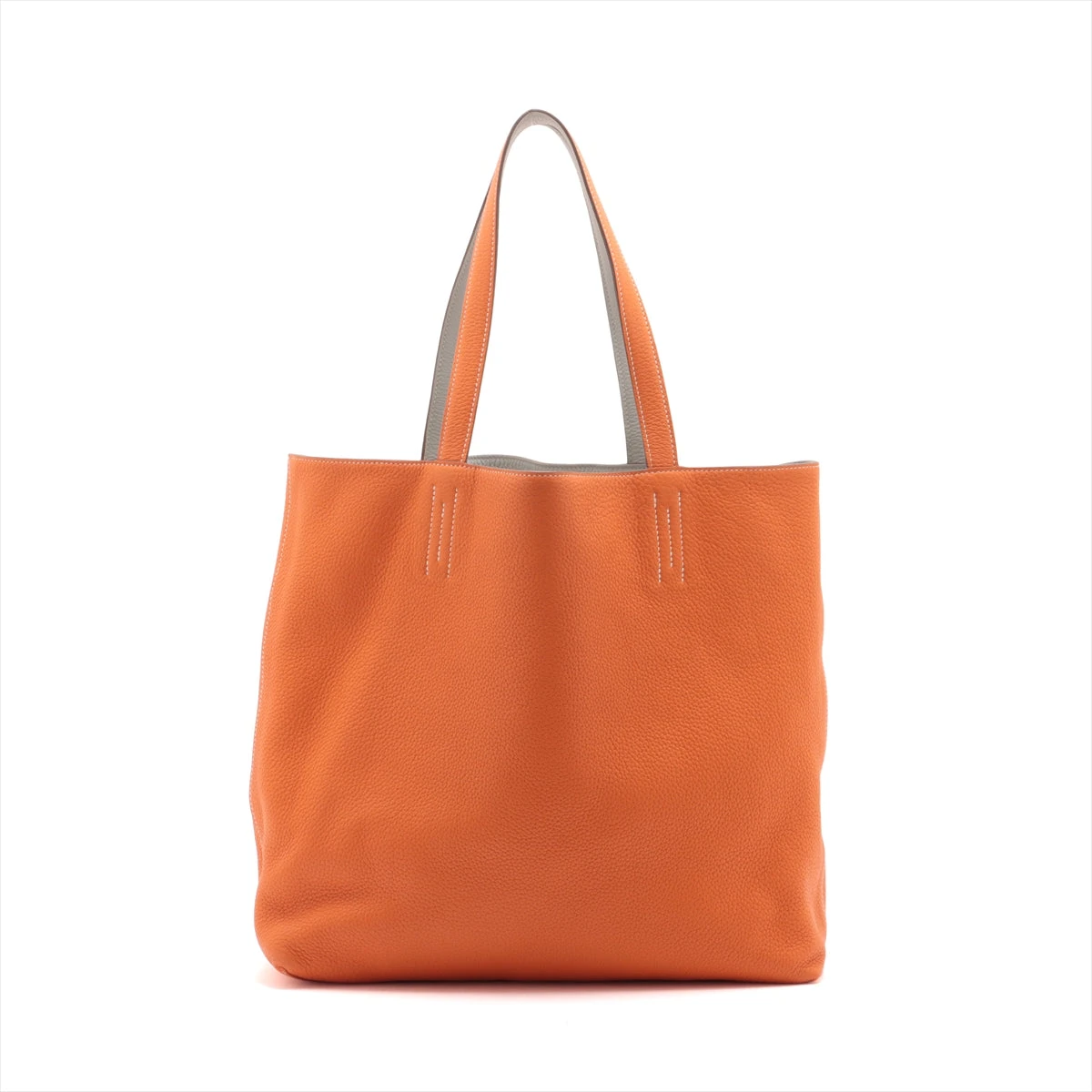 【新品同様】HERMES ドゥブルセンス36 トリヨンクレマンス リバーシブル エルメス ドゥブルセンス36 トリヨンクレマンス オレンジ