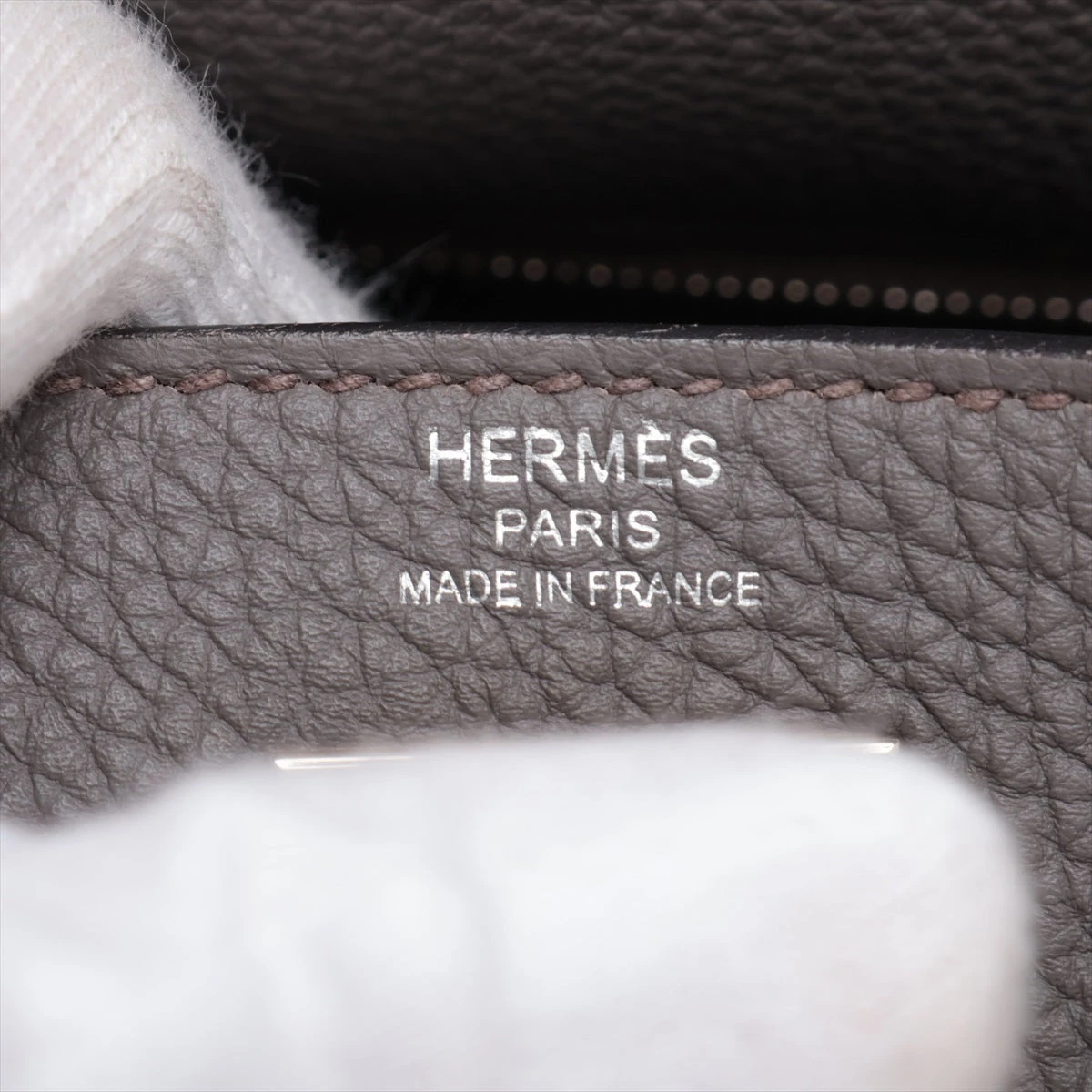 エルメス ケリー28 トリヨンクレマンス エタン シルバー金具 D:2019年 
