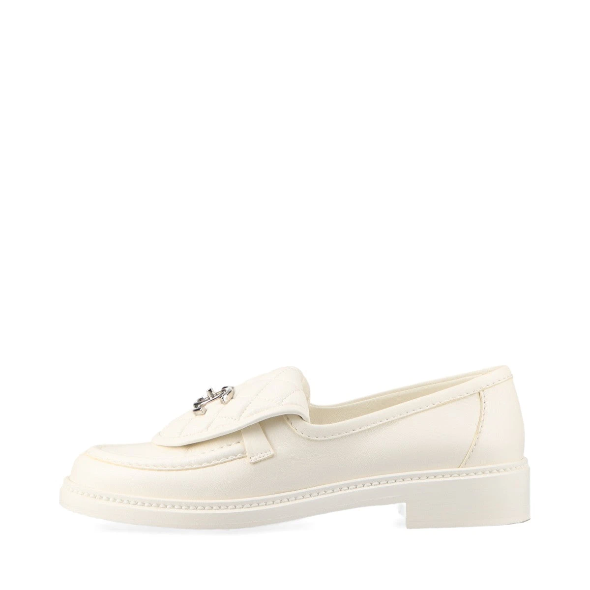 シャネル ココマーク ターンロック レザー ローファー 37.5C  