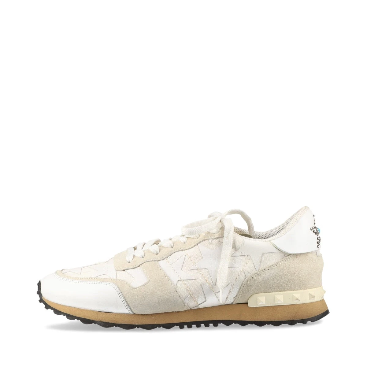 ヴァレンティノガラヴァーニ キャンバス×レザー スニーカー 42 メンズ