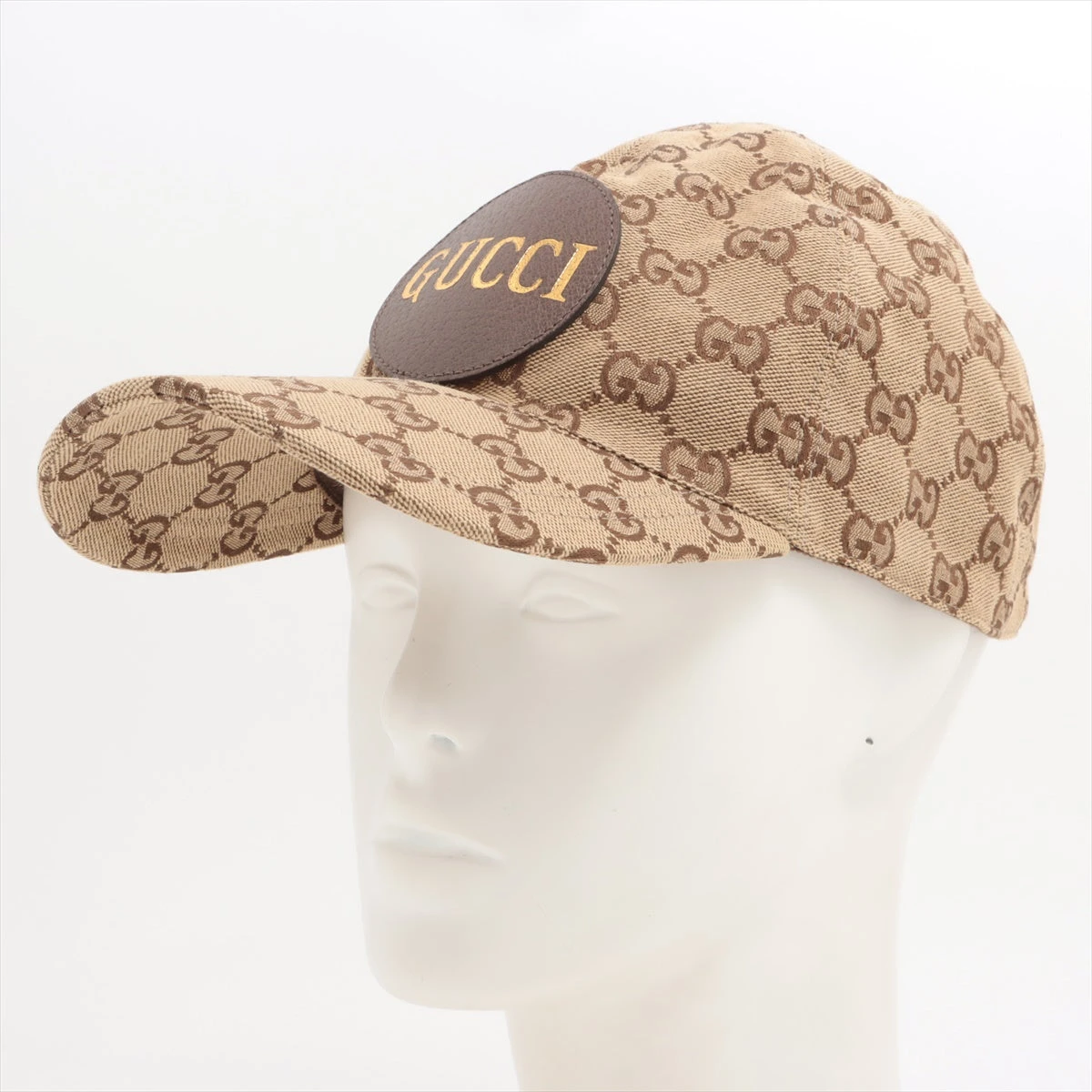 美品GUCCI グッチ キャップ GGキャンバス XL ベージュ