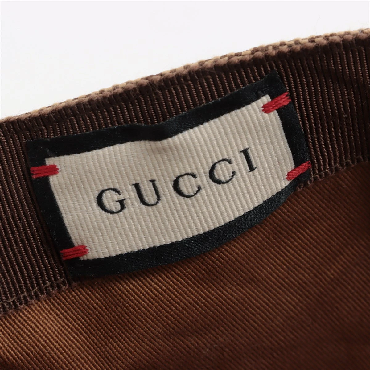 グッチ コットン×ポリエステル GGキャンバス キャップ GUCCI - グッチ コットン×ポリエステル GGキャンバス キャップの
