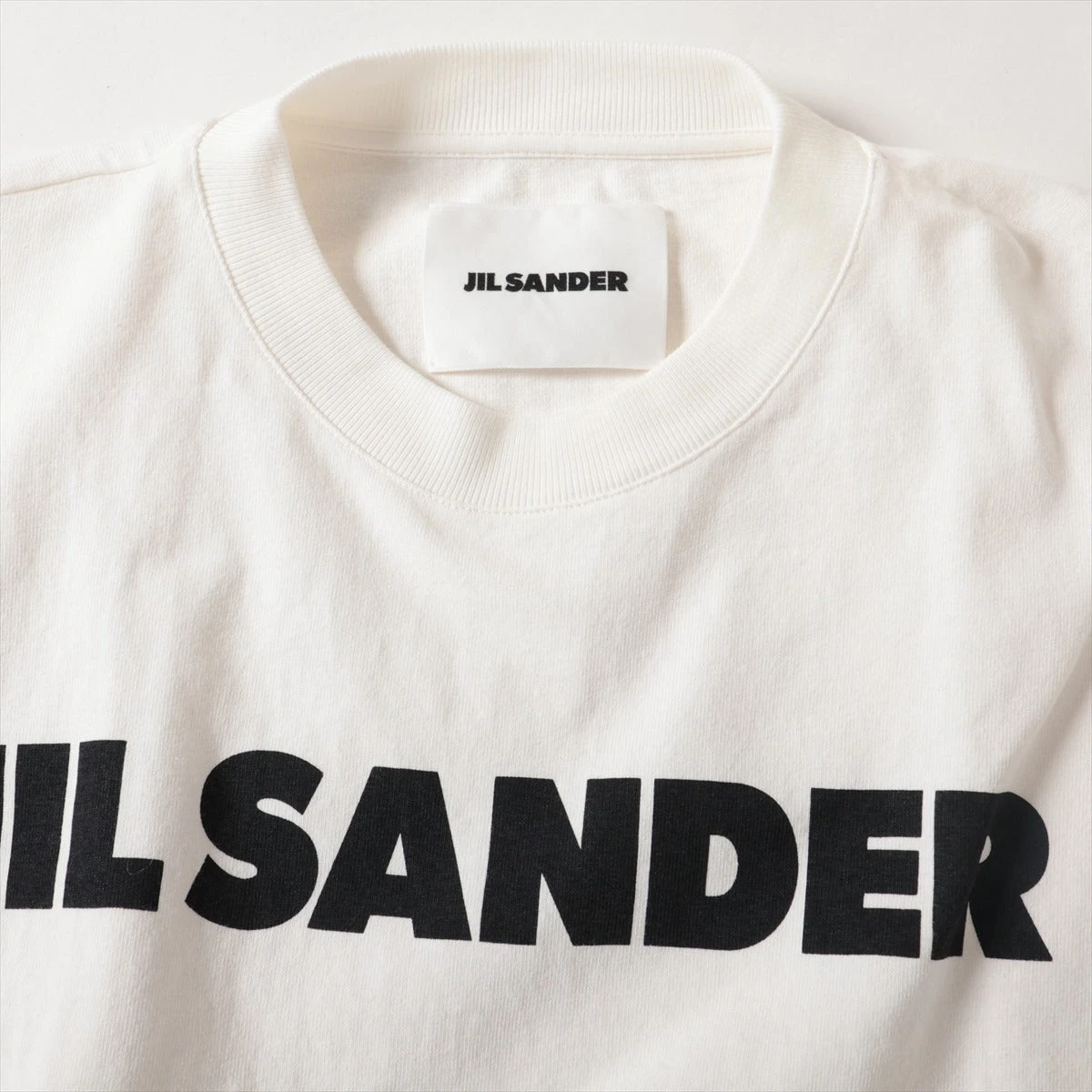 JIL SANDER ジルサンダー J02GC0001 ホワイト コットン ロゴショートスリーブTシャツ ホワイト S トップス コットン レディース 中古 楽天市場】JIL SANDER ジルサンダー T-SHIRT Tシャツ ロゴT