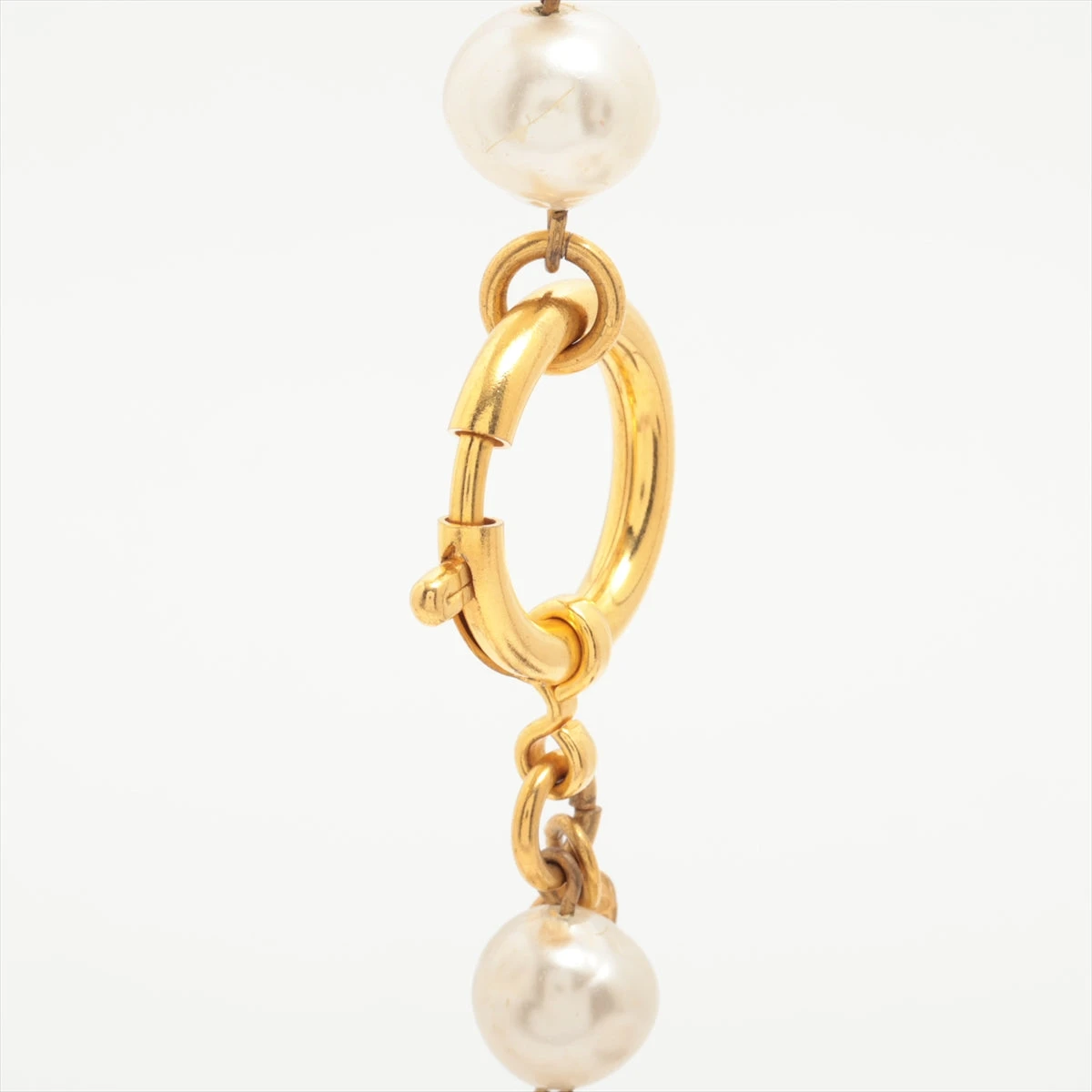 シャネル 31 RUE CAMBON ネックレス GP×フェイクパール ゴールド 