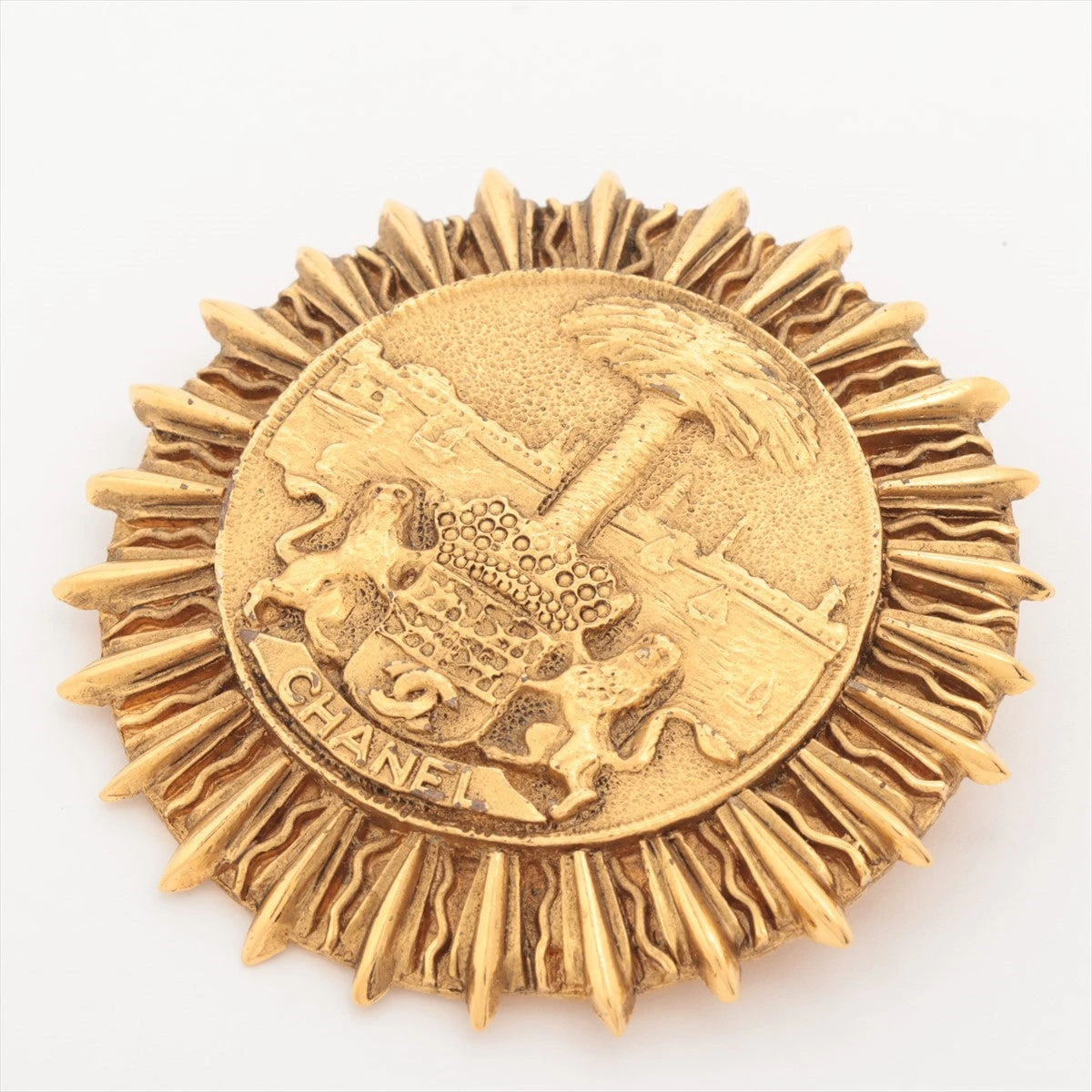 シャネル 1165 ブローチ GP ゴールド A3077381｜中古ブランド品