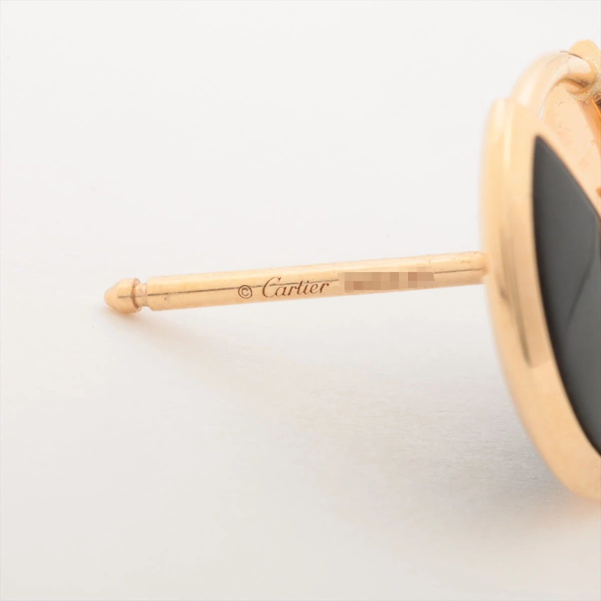 カルティエ アミュレットドゥカルティエ オニキス ダイヤ ピアス 750