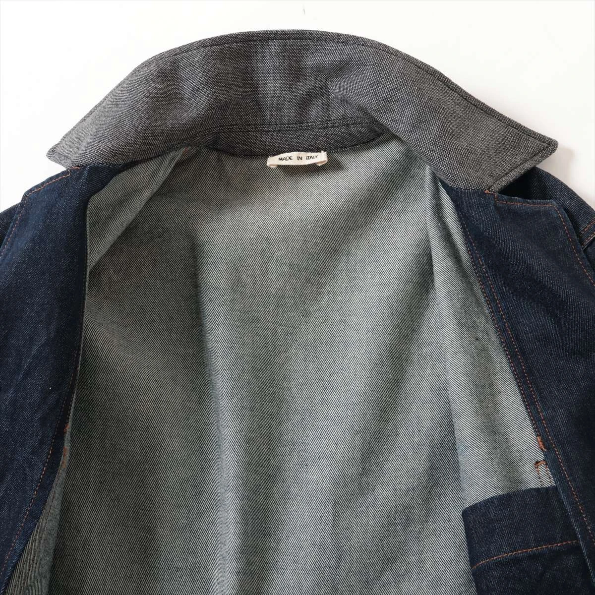 MARCIANO マルシアーノ コットン ジャケット ネイビー 46 未使用品 GREY LABEL ネイビーブレザー(ジャケット)｜MACKINTOSH