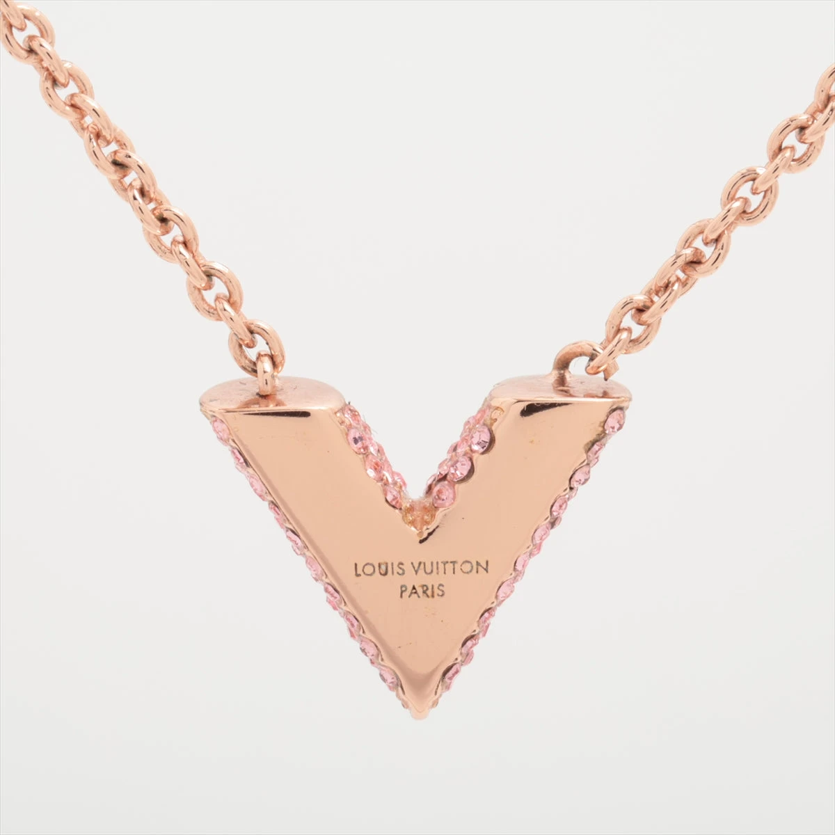 LOUIS VUITTON エッセンシャル V ストラス ピンクM68180 ヴィトン M68180 エセンシャルV ストラス LE1105 ネックレス GP