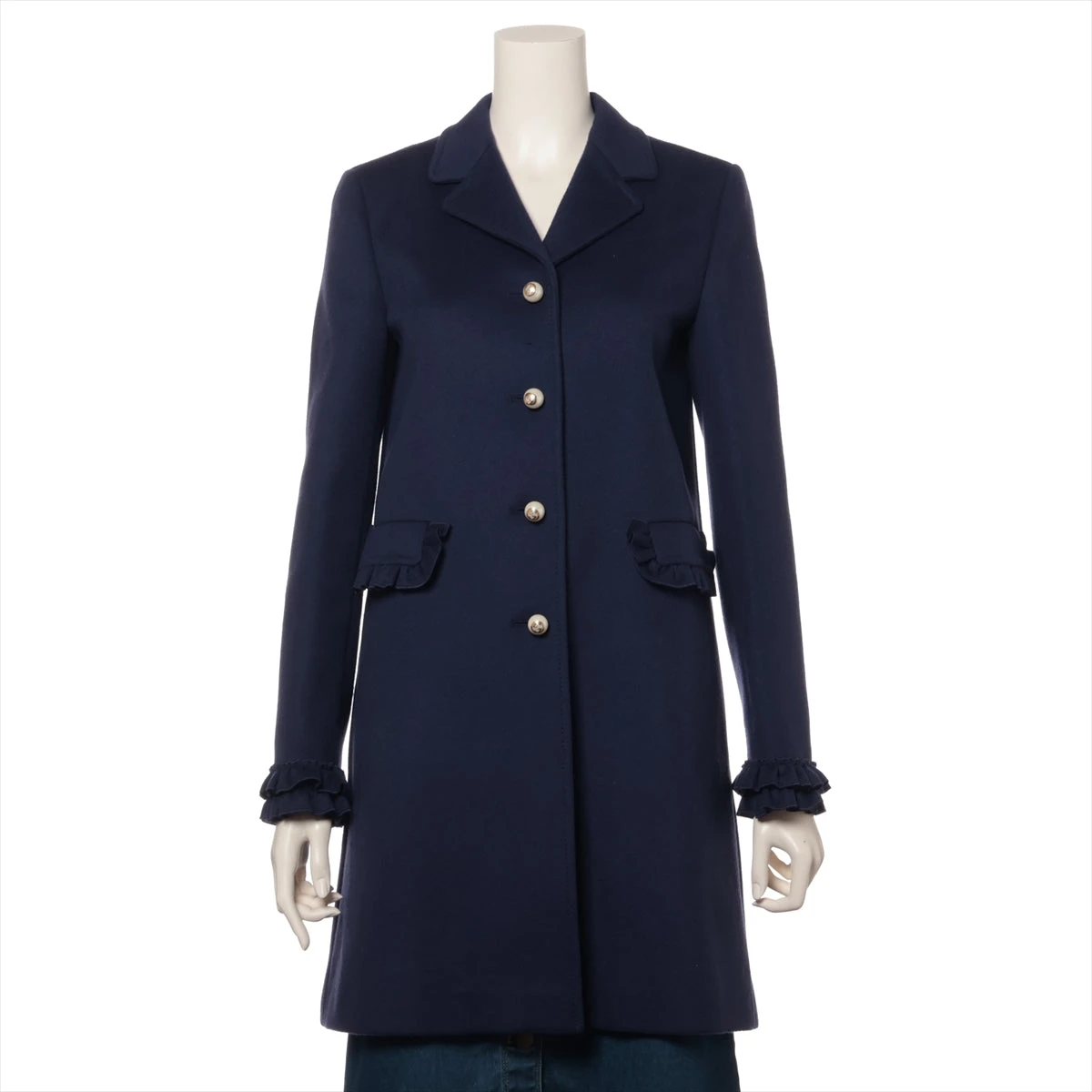 【極美品】GUCCI グッチ ウール コート　サイズ46 GUCCI（グッチ） アウター メンズ ブランド ウール オーバーコート