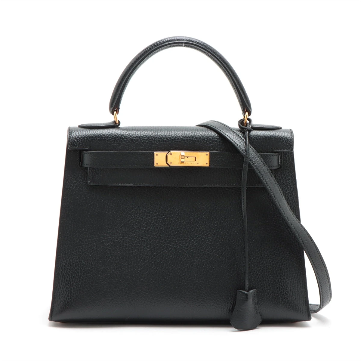 美品 HERMES エルメス ボリード45 アルデンヌ ブラック