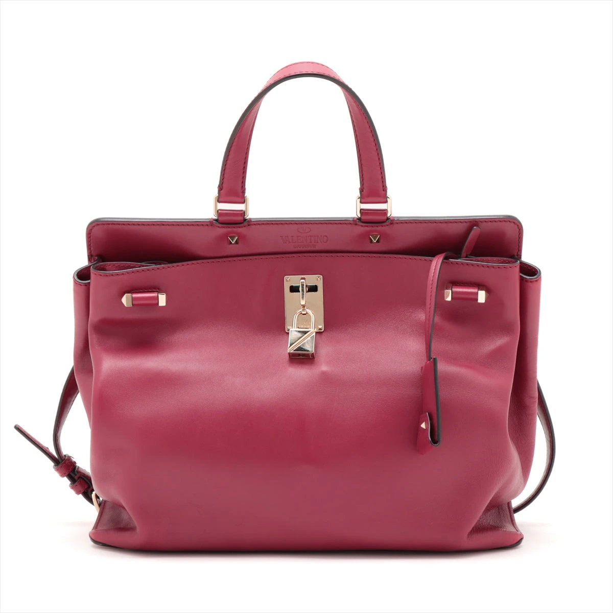 ヴァレンティノガラヴァーニ ロックスタッズ レザー×スタッズ 2WAY  