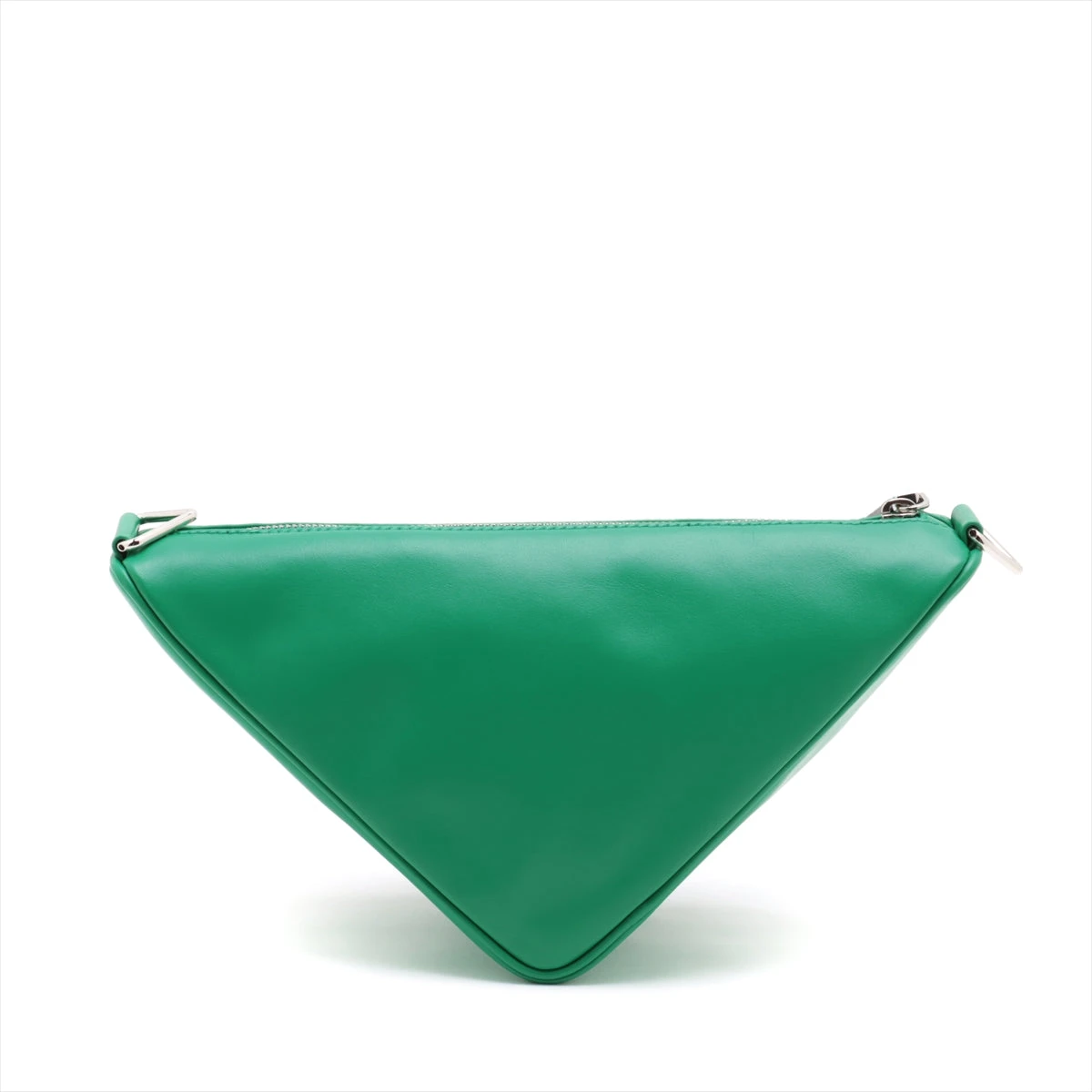 プラダ サフィアーノ トライアングル レザー ショルダーバッグ