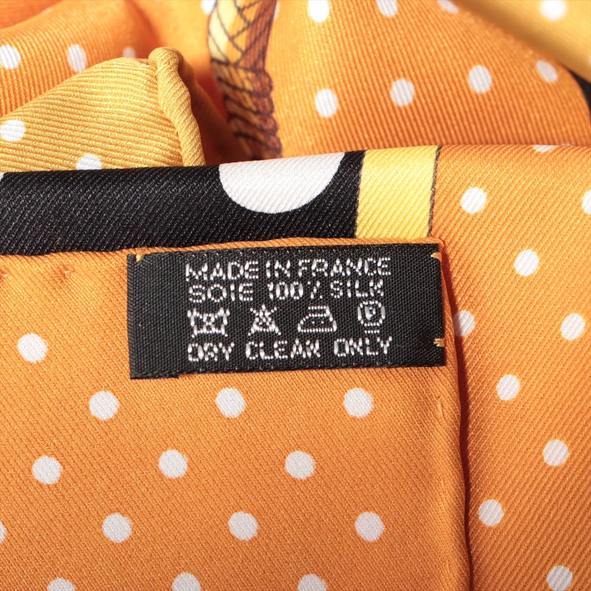 本日限定価格 エルメス カレ70 クリッククラック ドット シルク